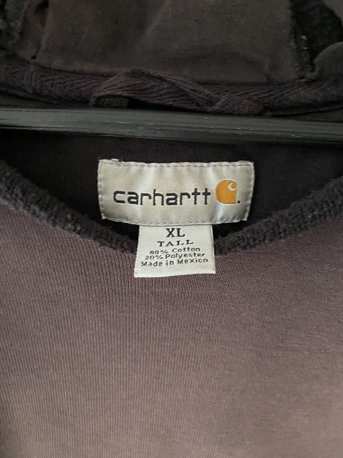 Vintage Vintage Perfectly Faded Carhart Hoodie Size US XL / EU 56 / 4 - 6 Thumbnail