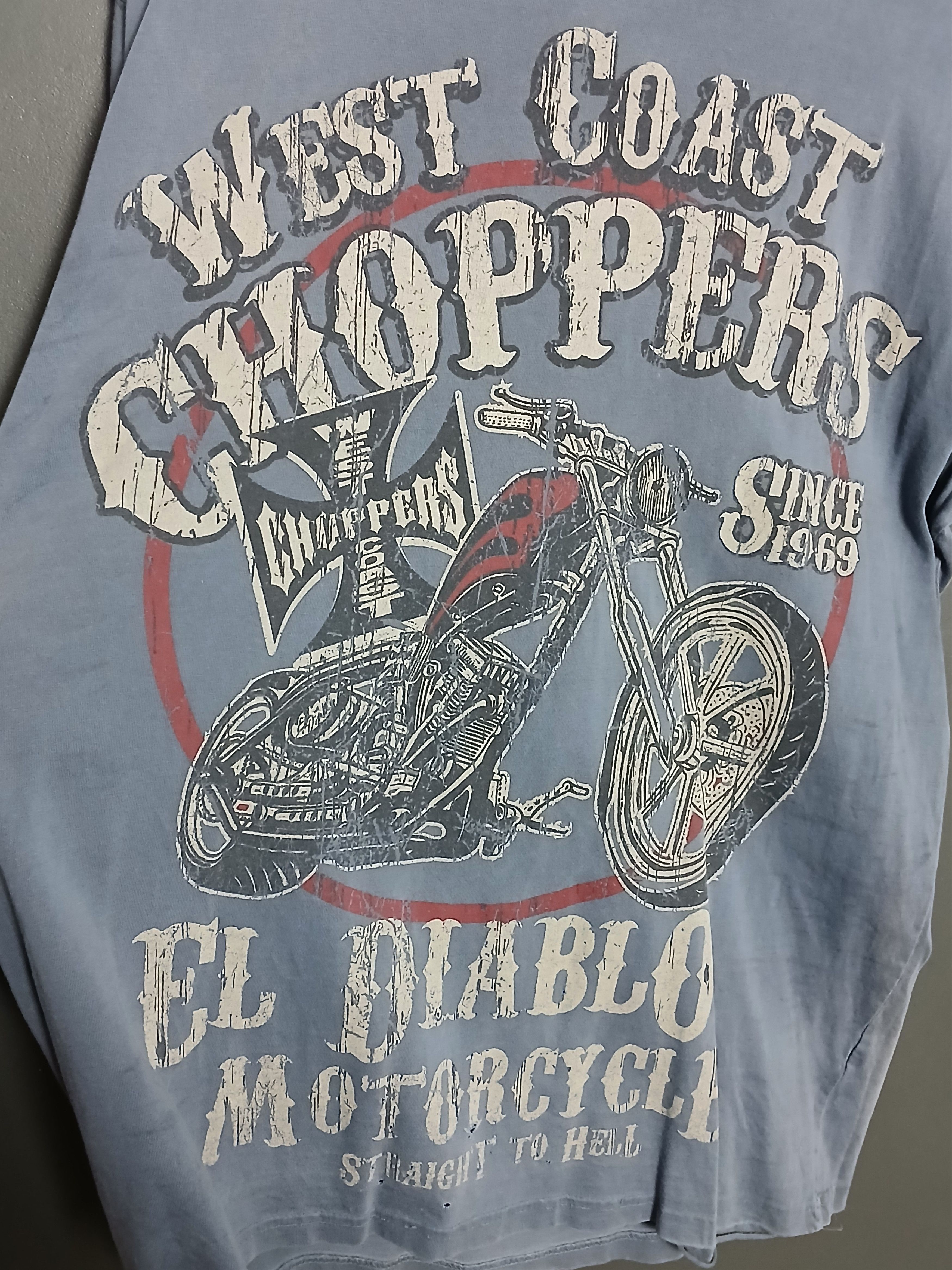 West Coast Choppers West Coast Choppers Racing Moto T-Shirt Size US M / EU 48-50 / 2 - 3 Thumbnail