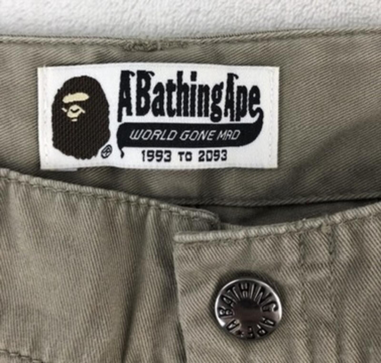 Bape BAPE x Baby Milo Chino Khaki Pants 34x32 - A Bathing Ape Size US 34 / EU 50 - 7 Thumbnail