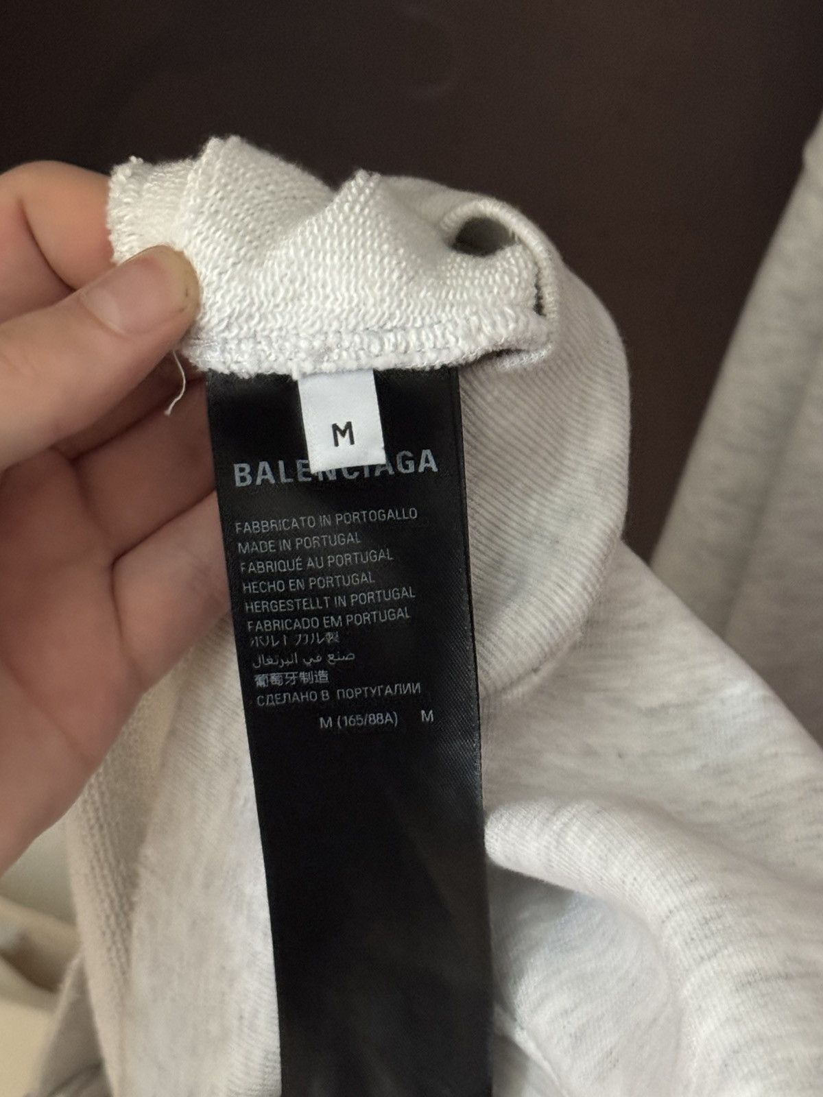 Balenciaga ✅Balenciaga Archive distressed zip hoodie limited edition Size US M / EU 48-50 / 2 - 5 Thumbnail
