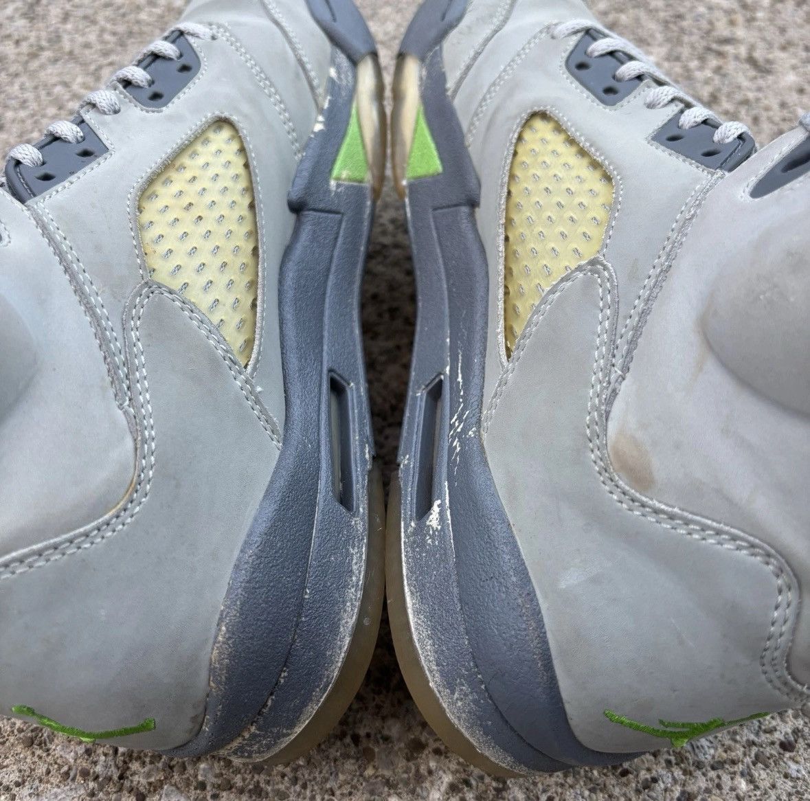 Jordan Brand Size 7-Jordan 5 GS 'Green Bean' 2006 Lightly Worn OG All Size US 7 / EU 40 - 5 Thumbnail
