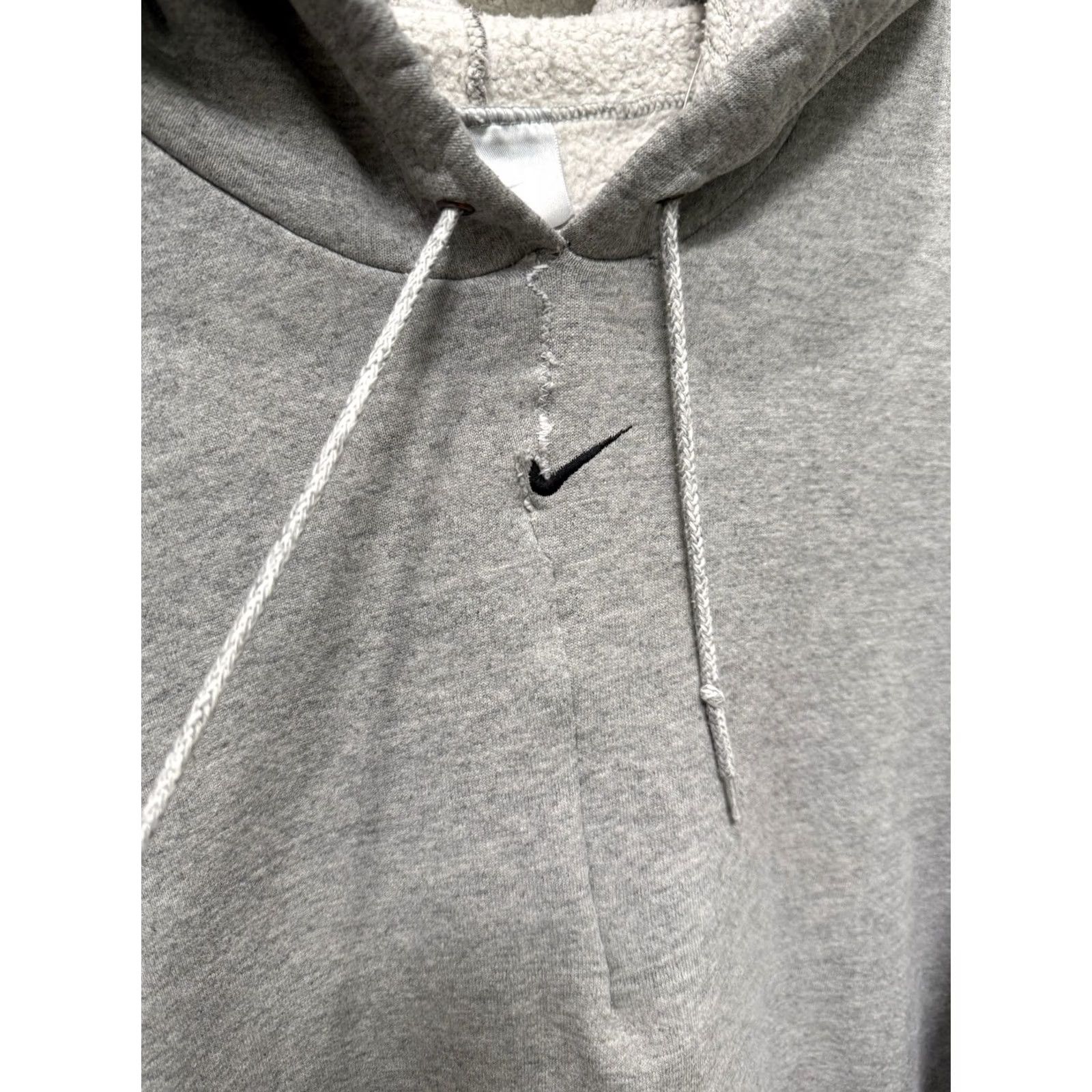Nike VINTAGE Nike Hoodie Gray Check Swoosh 2XL Men’s Size US XXL / EU 58 / 5 - 6 Thumbnail
