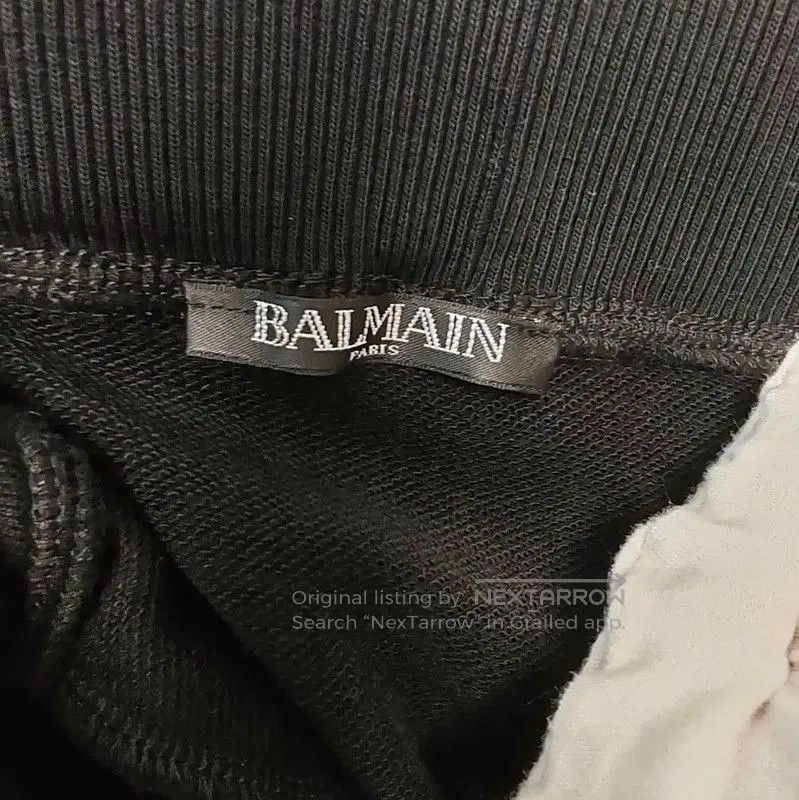 Balmain Balmain Black Cotton Casual Pants for Men . Size US 34 / EU 50 - 4 Thumbnail