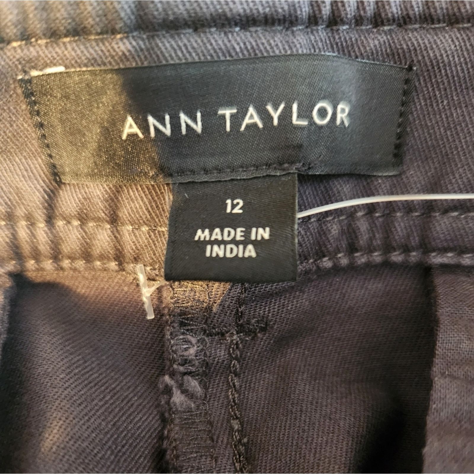 Ann Taylor New Ann Taylor Wide Leg Twill Chino Pants 12 Size 34" / US 12 / IT 48 - 5 Thumbnail