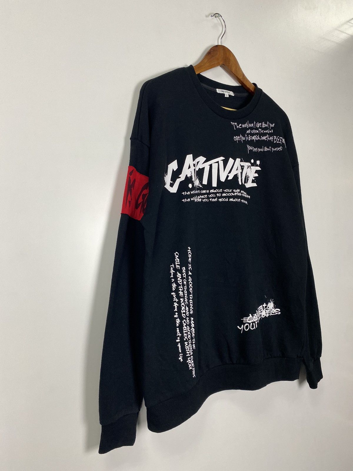 Japanese Brand × Vintage Vintage Bike star punk style sweater Size US L / EU 52-54 / 3 - 5 Thumbnail