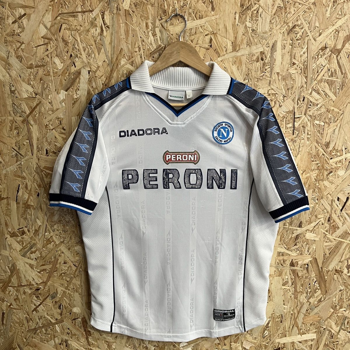Diadora Vintage Napoli 2000-01 Away Diadora Football Jersey Size US M / EU 48-50 / 2 - 1 Thumbnail