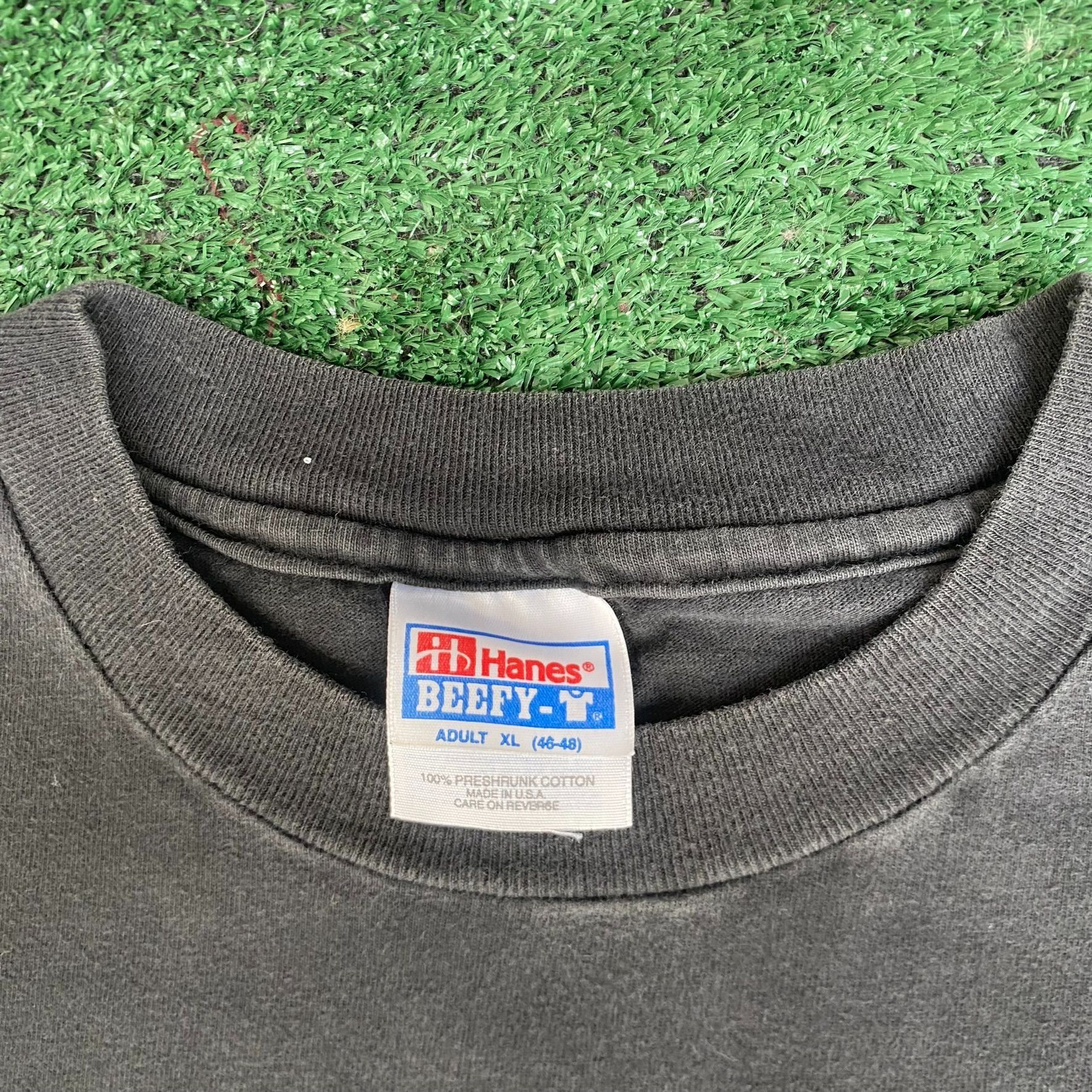 Hanes Vintage 90s Hacker Convention Shirt Cyber Security Tee Size US XL / EU 56 / 4 - 4 Thumbnail