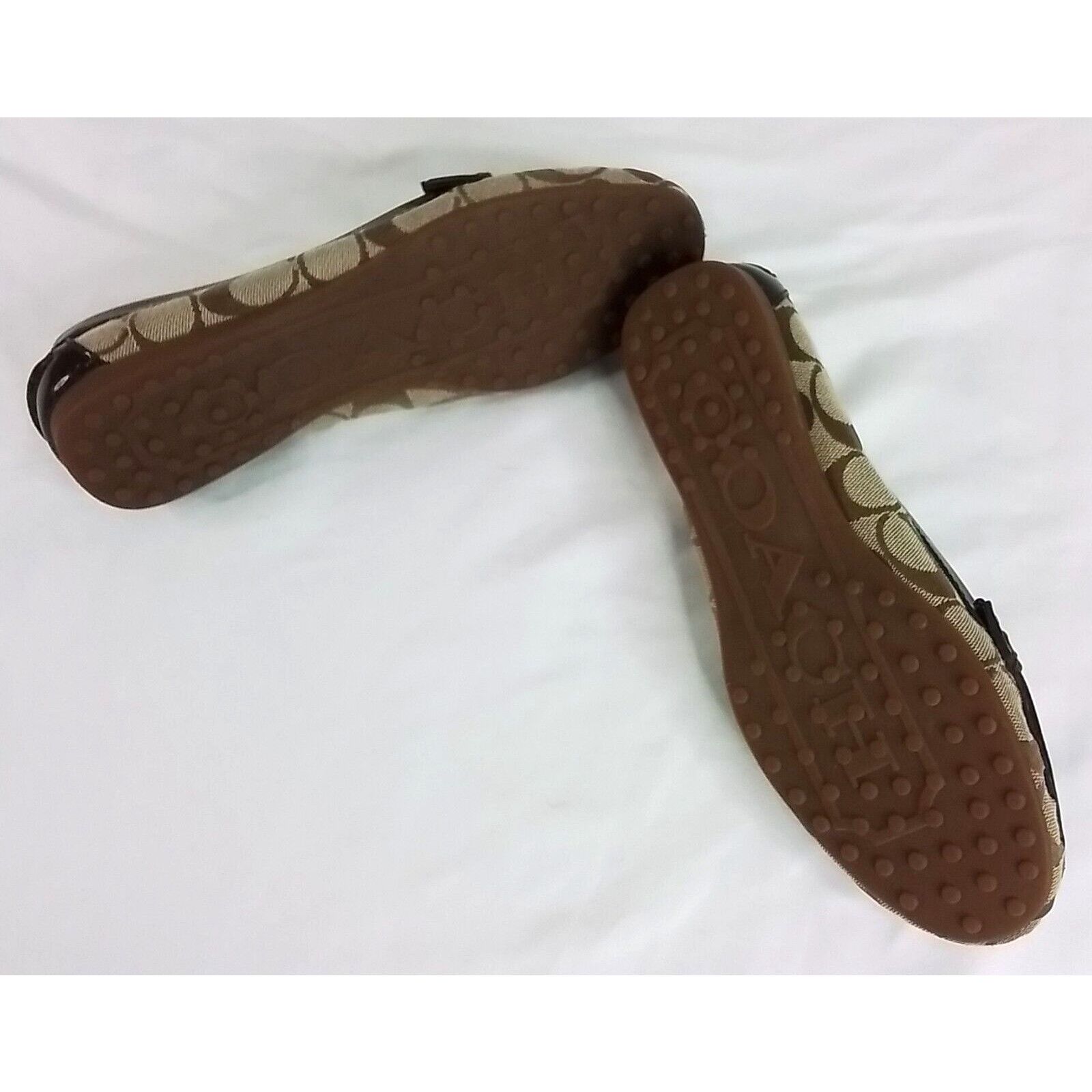 Coach Coach Loafers Women's Size 6.5 B Fortunata Signature Brown Size US 6.5 / IT 36.5 - 8 Thumbnail