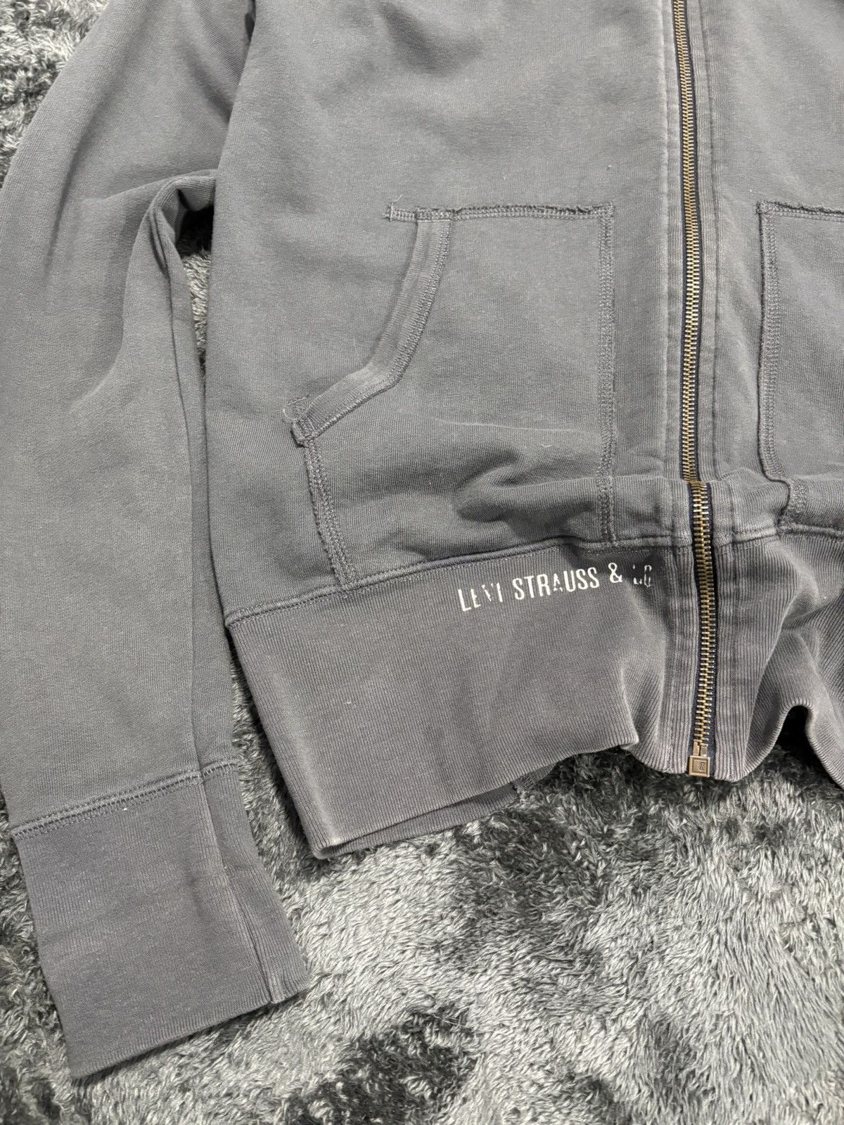 Levi's Vintage Clothing Vintage Levis Full Zip Y2K Grey Japanese Hoodie Size US M / EU 48-50 / 2 - 3 Thumbnail