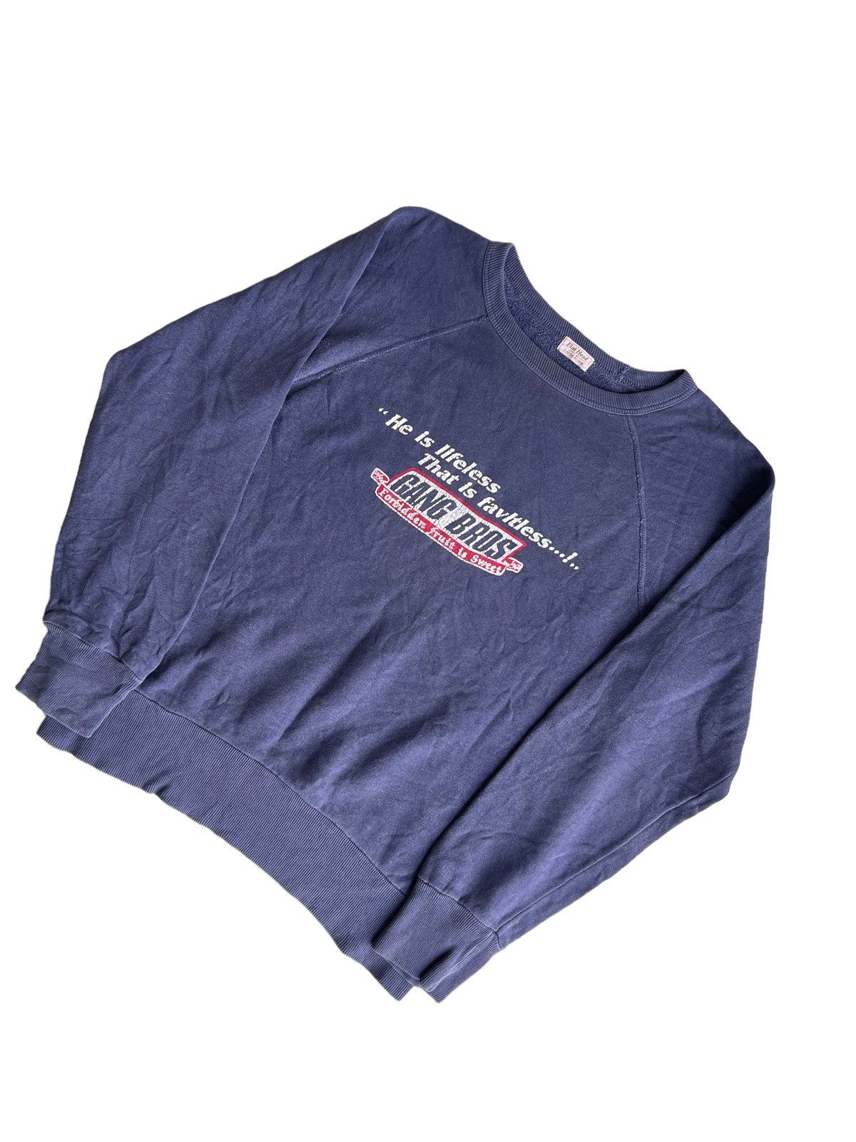 Loopwheeler 1990s TFH 🇯🇵 "Gang Bros" Forbidden Fruit Crewneck Sweater Size US M / EU 48-50 / 2 - 2 Thumbnail