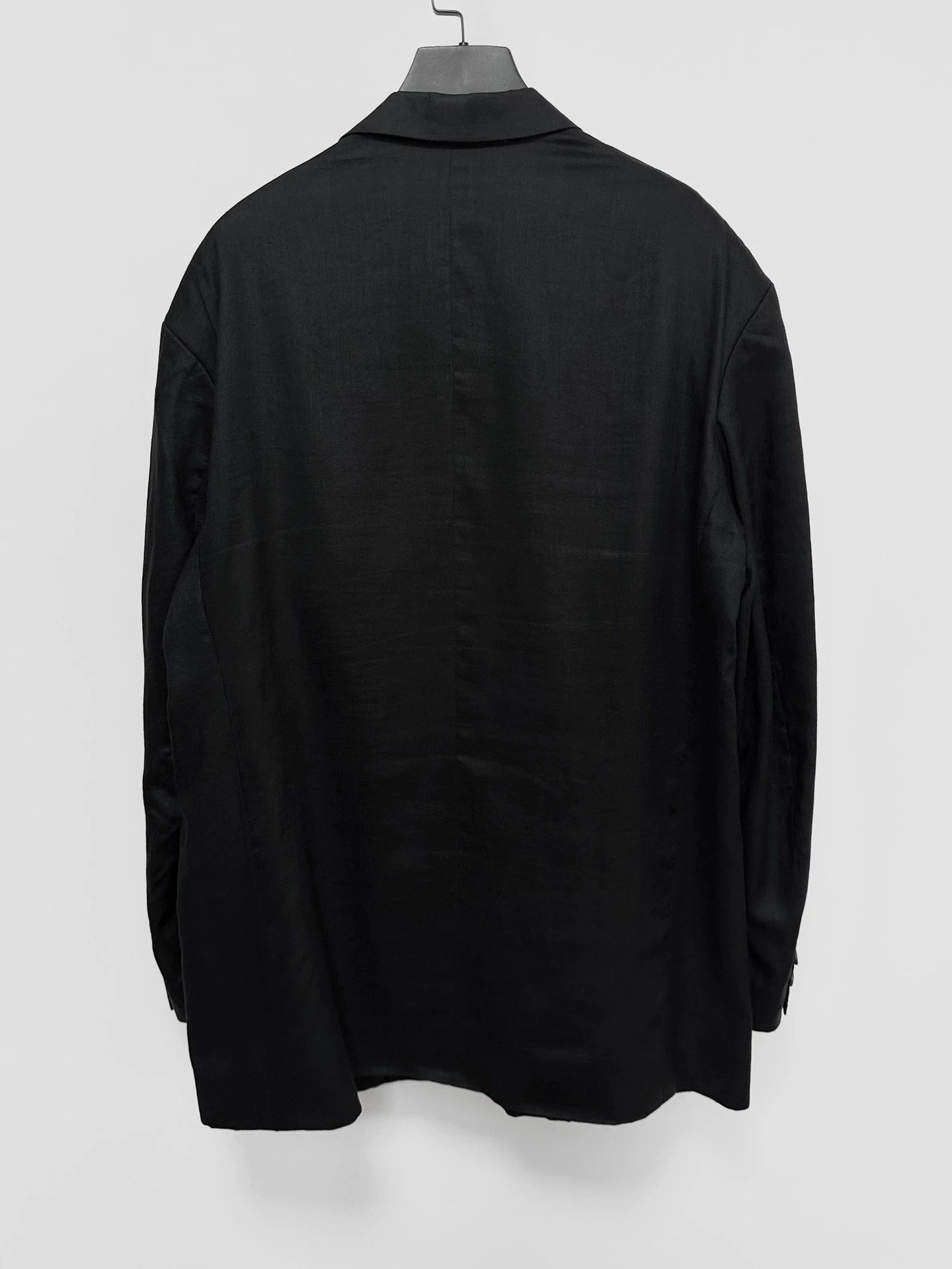 Yohji Yamamoto Yohji Yamamoto 98ss Black Linen Flower Embrd Jkt Size US M / EU 48-50 / 2 - 3 Thumbnail