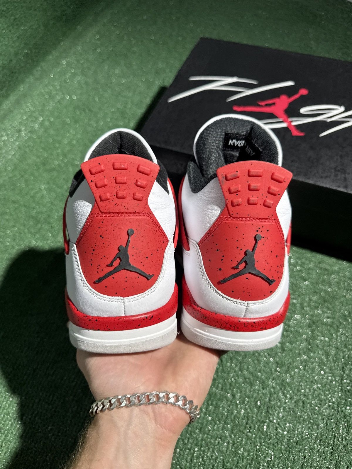 Jordan Brand Jordan 4 red cement Size US 11.5 / EU 44-45 - 3 Thumbnail