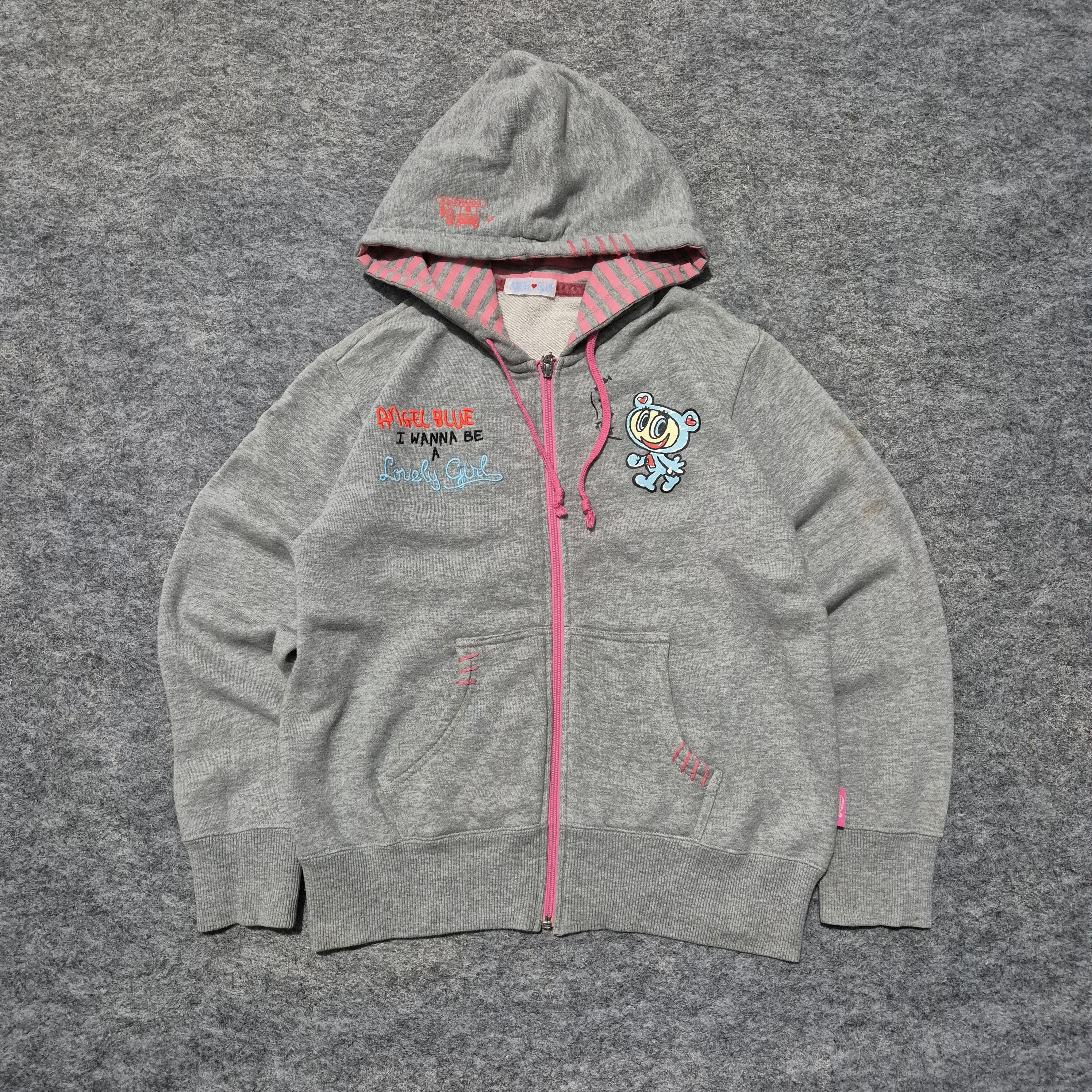 Angel Blue Y2k Angel Blue Zip Hoodie Size S / US 4 / IT 40 - 1 Thumbnail