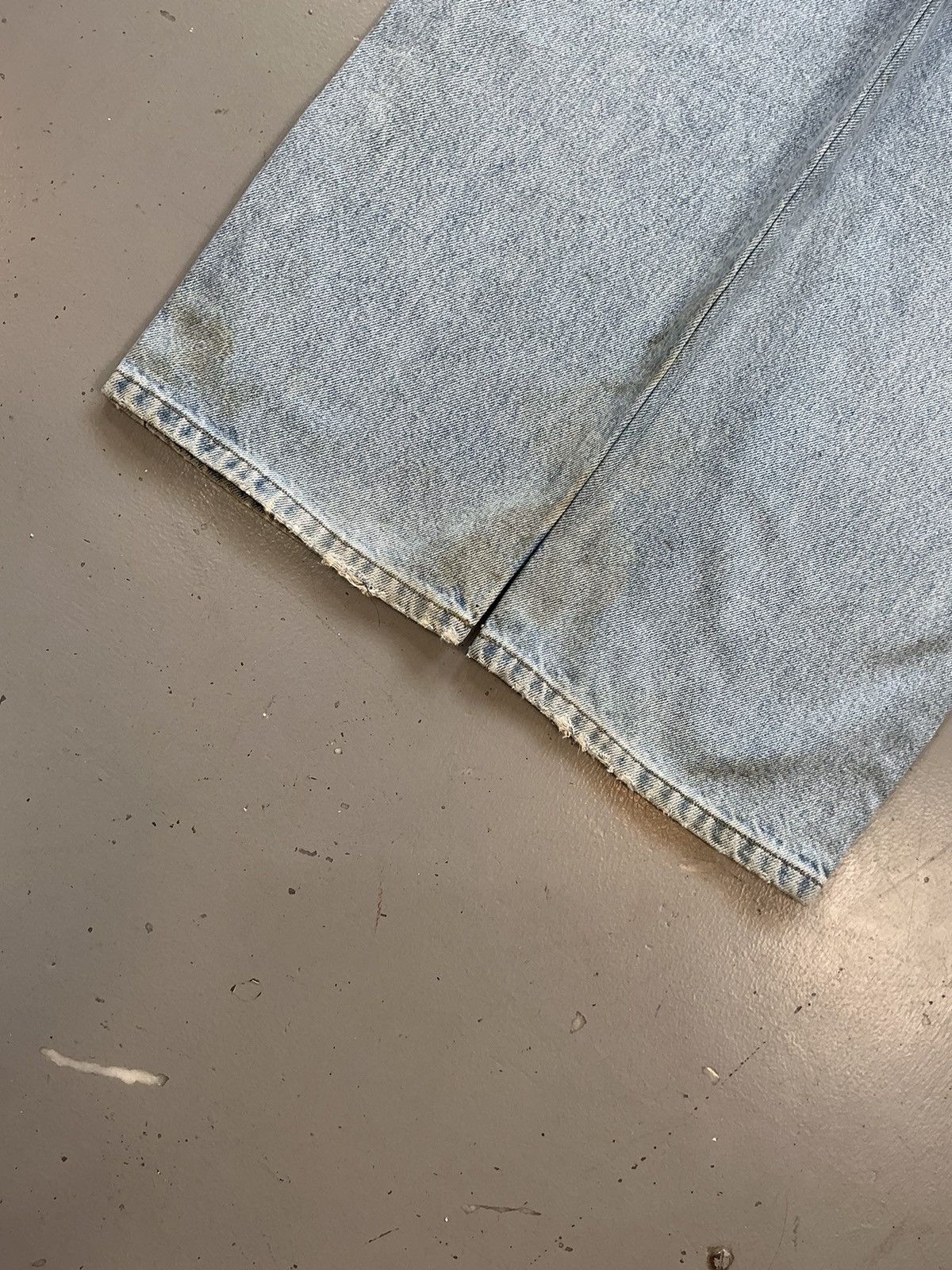 Carhartt × Vintage Vintage Carhartt b480 LYB distressed denim pant Size US 34 / EU 50 - 10 Thumbnail