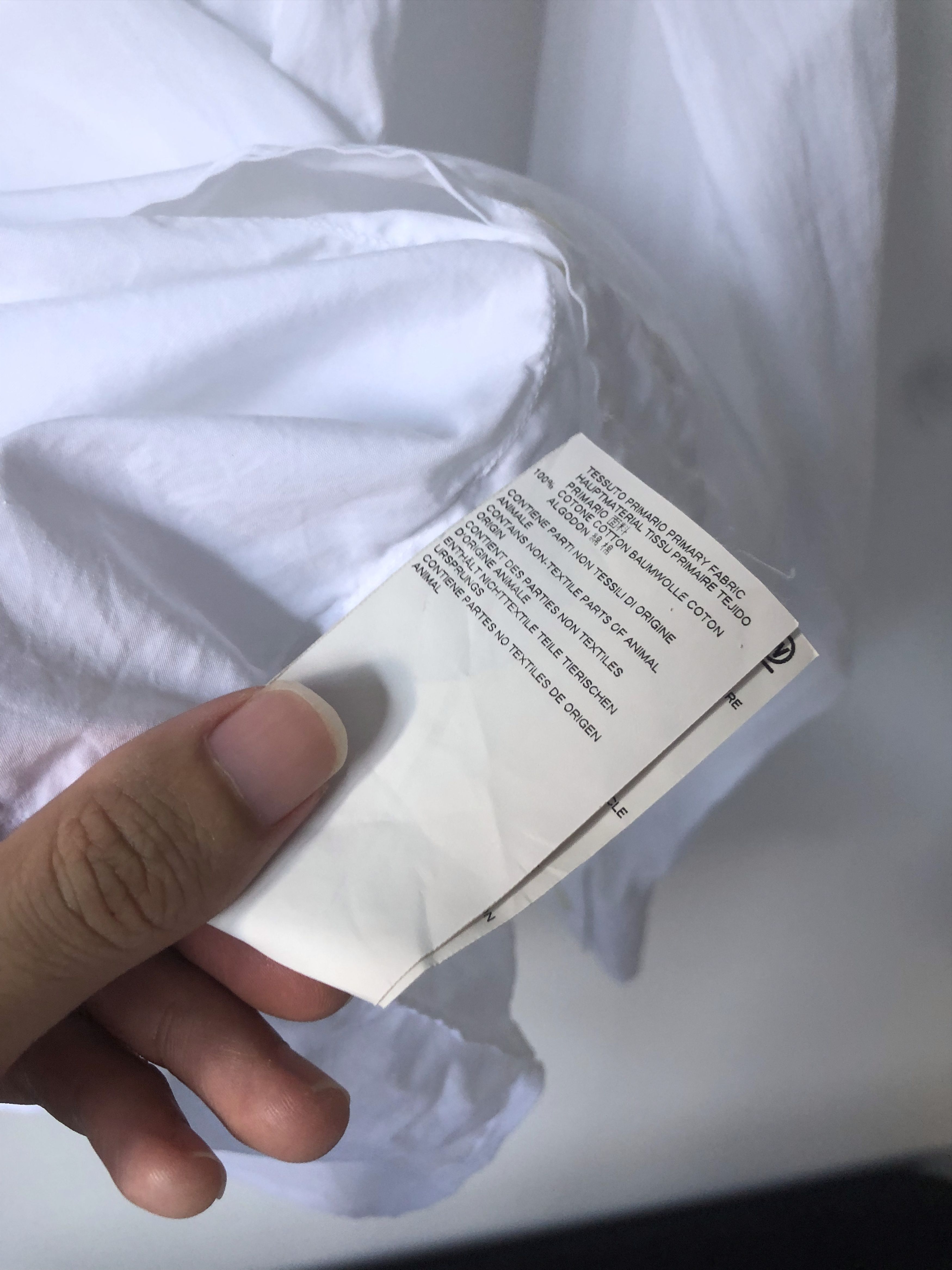 Maison Margiela white shirt Size US XS / EU 42 / 0 - 6 Thumbnail