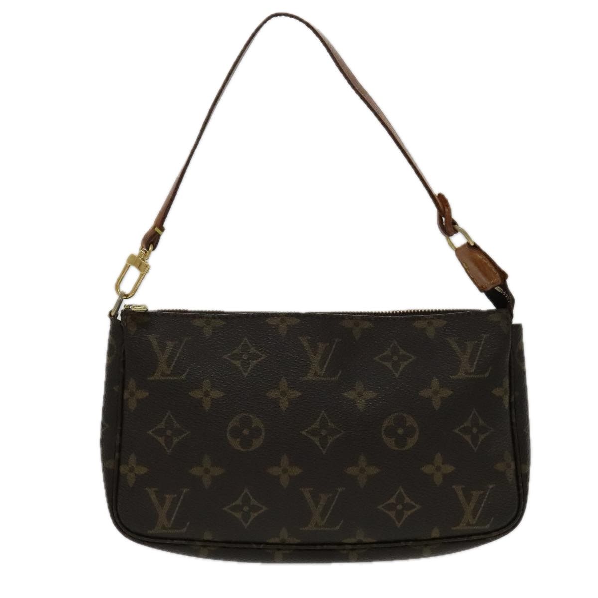 Louis Vuitton Pochette Accessoire Brown Canvas Clutch Bag (Pre-Owned) Size ONE SIZE - 1 Thumbnail