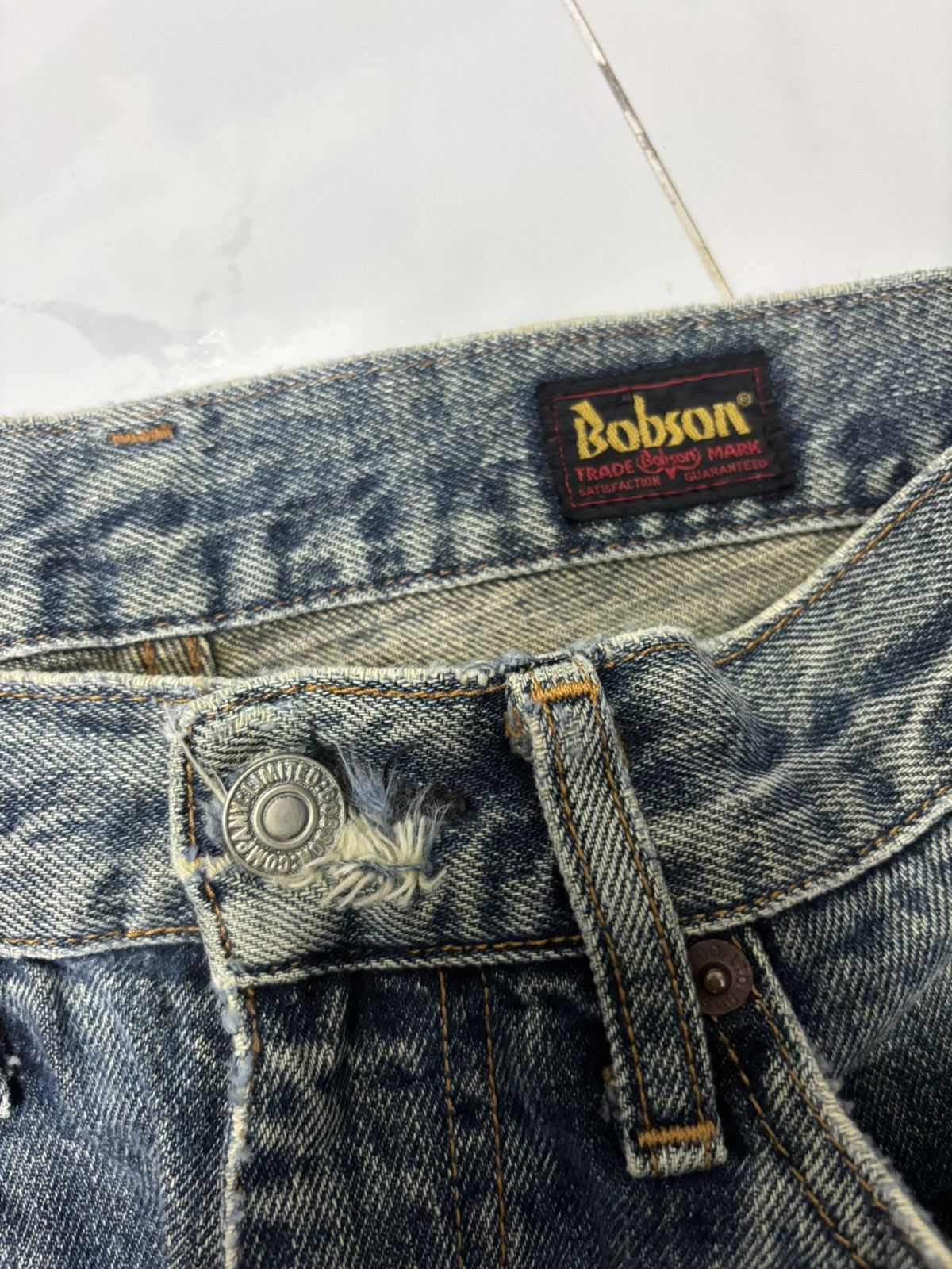 Japanese Brand VINTAGE JAPANESE BOBSON WIDE BAGGY JEANS Size US 29 - 9 Thumbnail