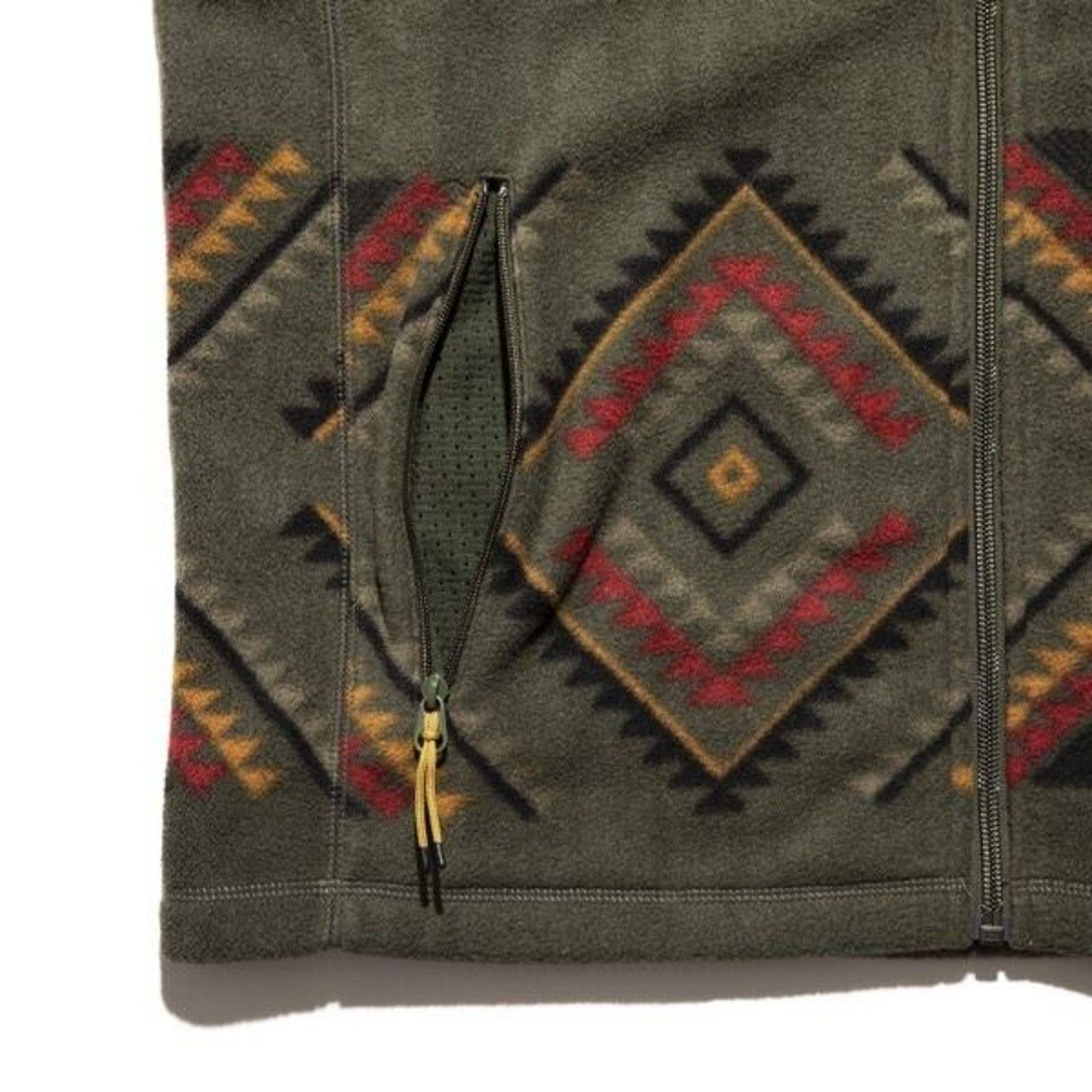 Roark Roark Fleece L Green Manawa Tapu Maori Tribal Full Zip Aztec Size US L / EU 52-54 / 3 - 7 Thumbnail