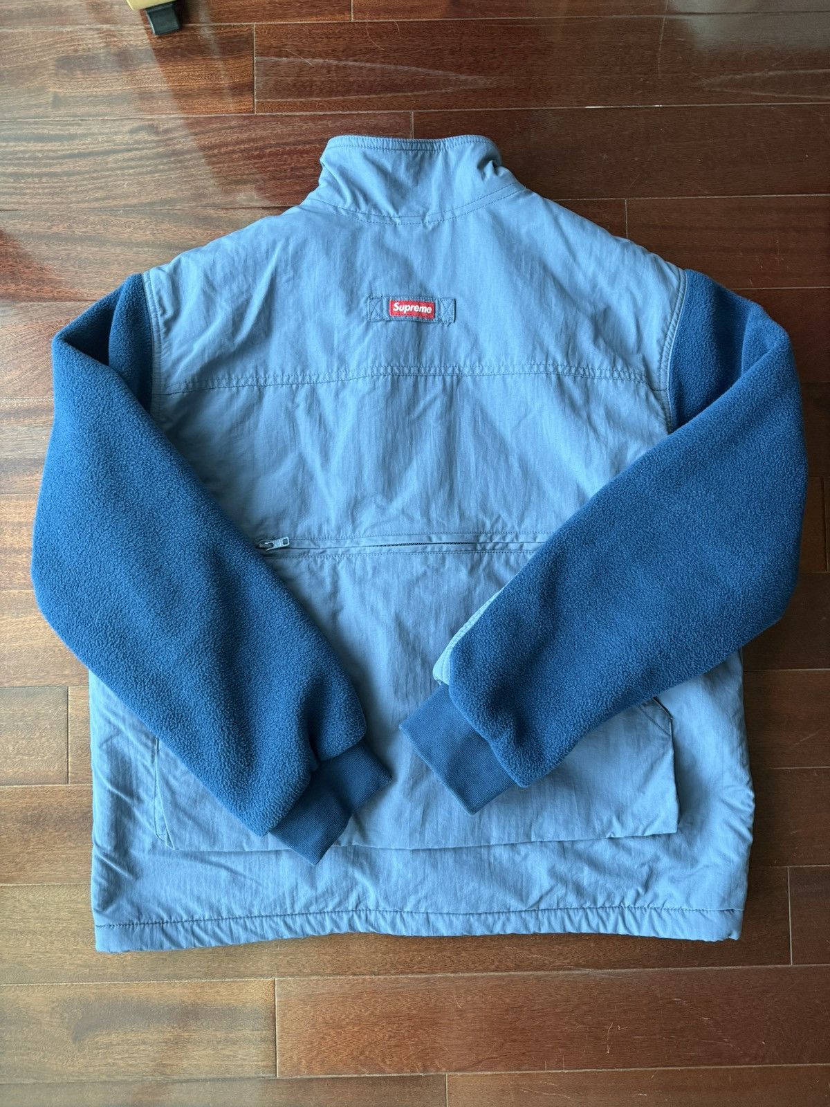 Supreme UPLAND FLEECE JACKET LIGHT BLUE Size US M / EU 48-50 / 2 - 2 Thumbnail