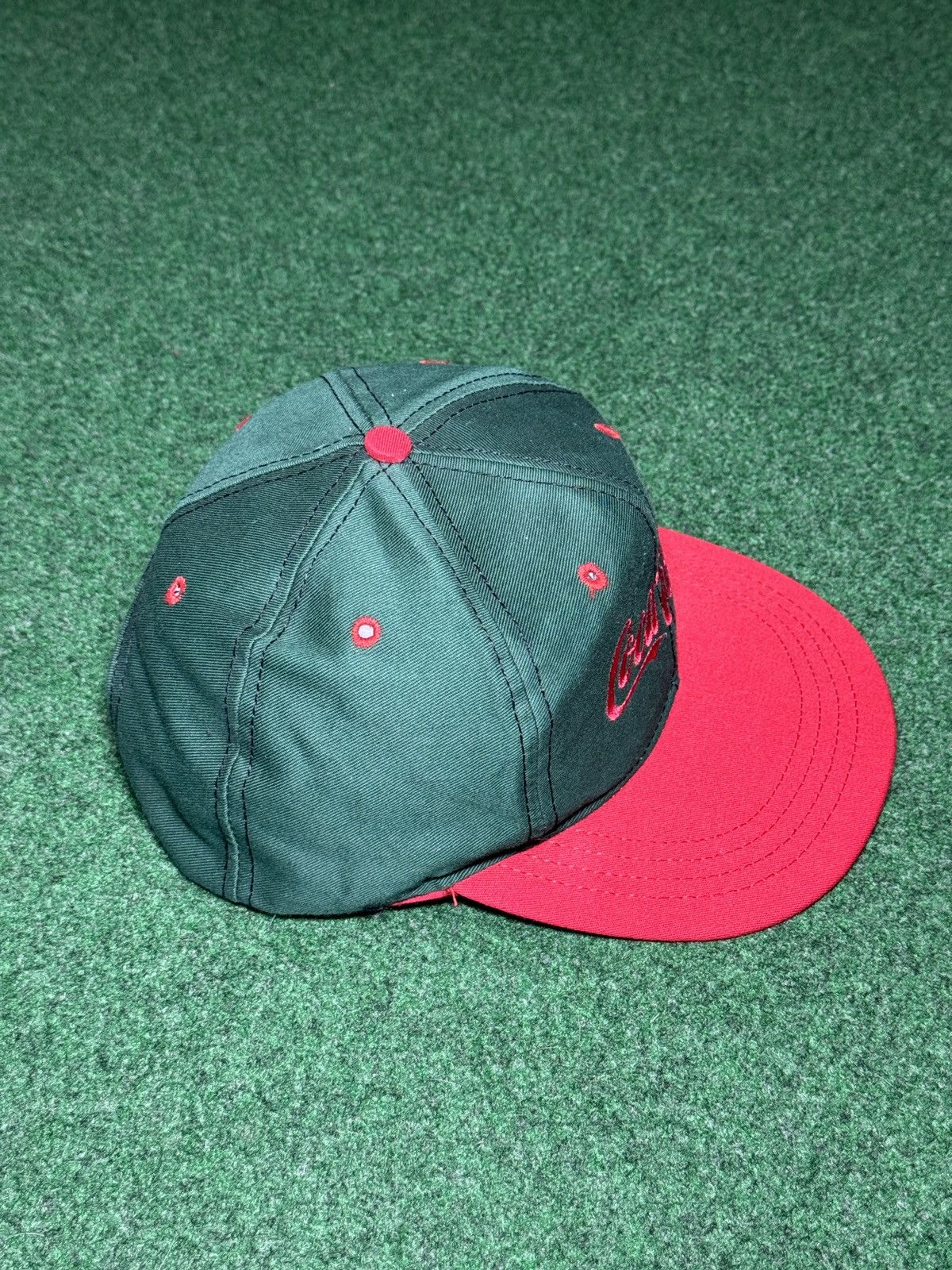 Coca Cola Vintage 90s Coca Cola Coke Snapback Embroidered Hat Cap Size ONE SIZE - 2 Thumbnail