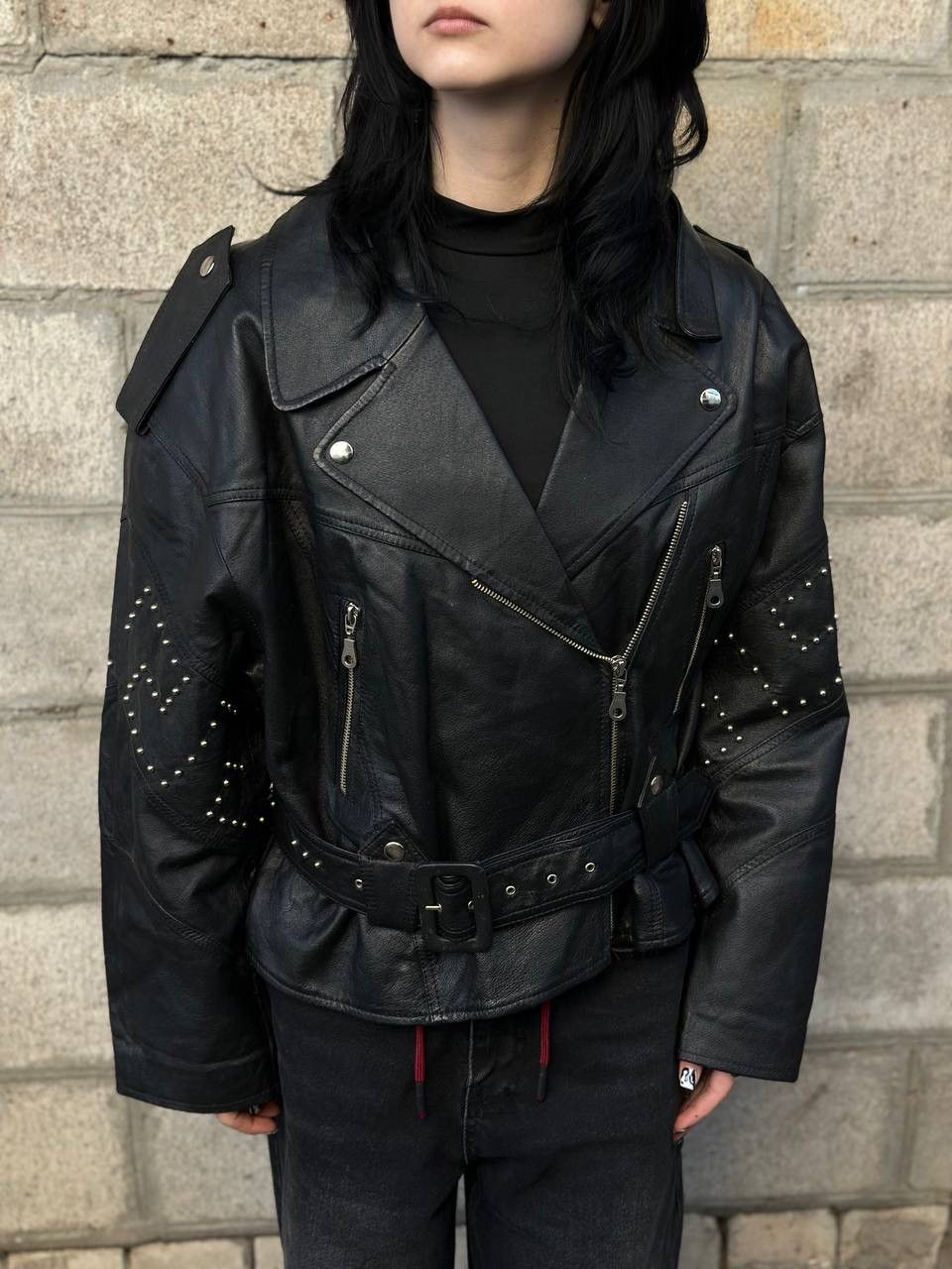 Genuine Leather VTG Women’s Jacket Racing Leather Size 40 L Y2K 00s UsA Hype Size L / US 10 / IT 46 - 11 Thumbnail