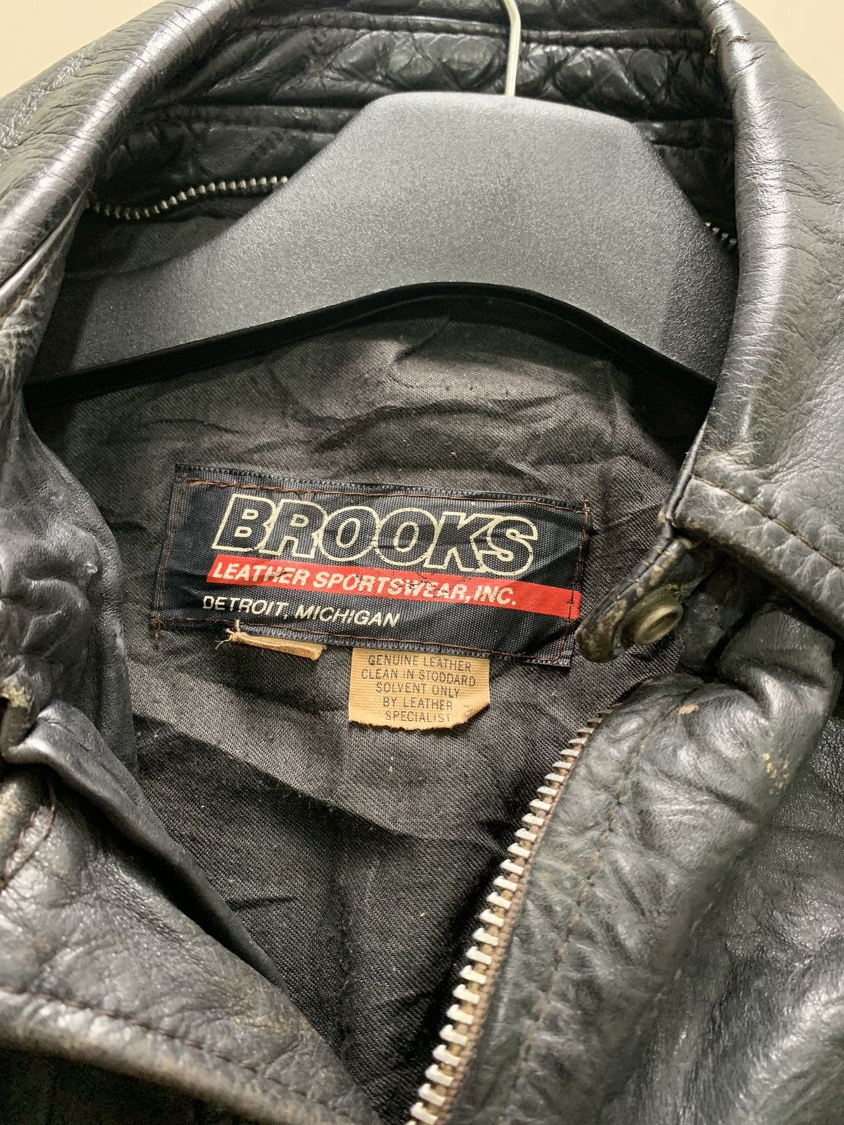 Brooks Brothers × Vintage VINTAGE BROOKS LEATHER JACKET 60s Size US S / EU 44-46 / 1 - 7 Thumbnail