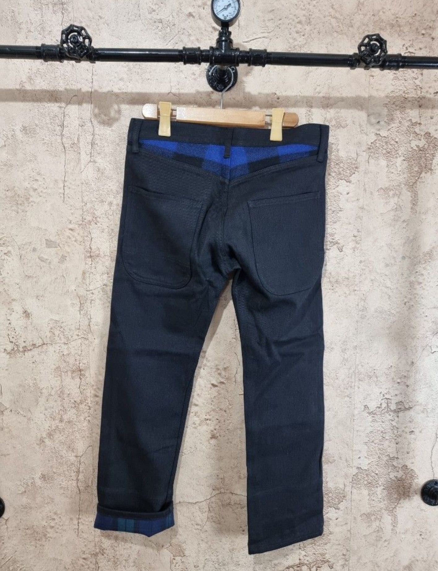 Comme des Garcons × Junya Watanabe Junya Watanabe Denim with checkered Pants Size US 30 / EU 46 - 2 Thumbnail