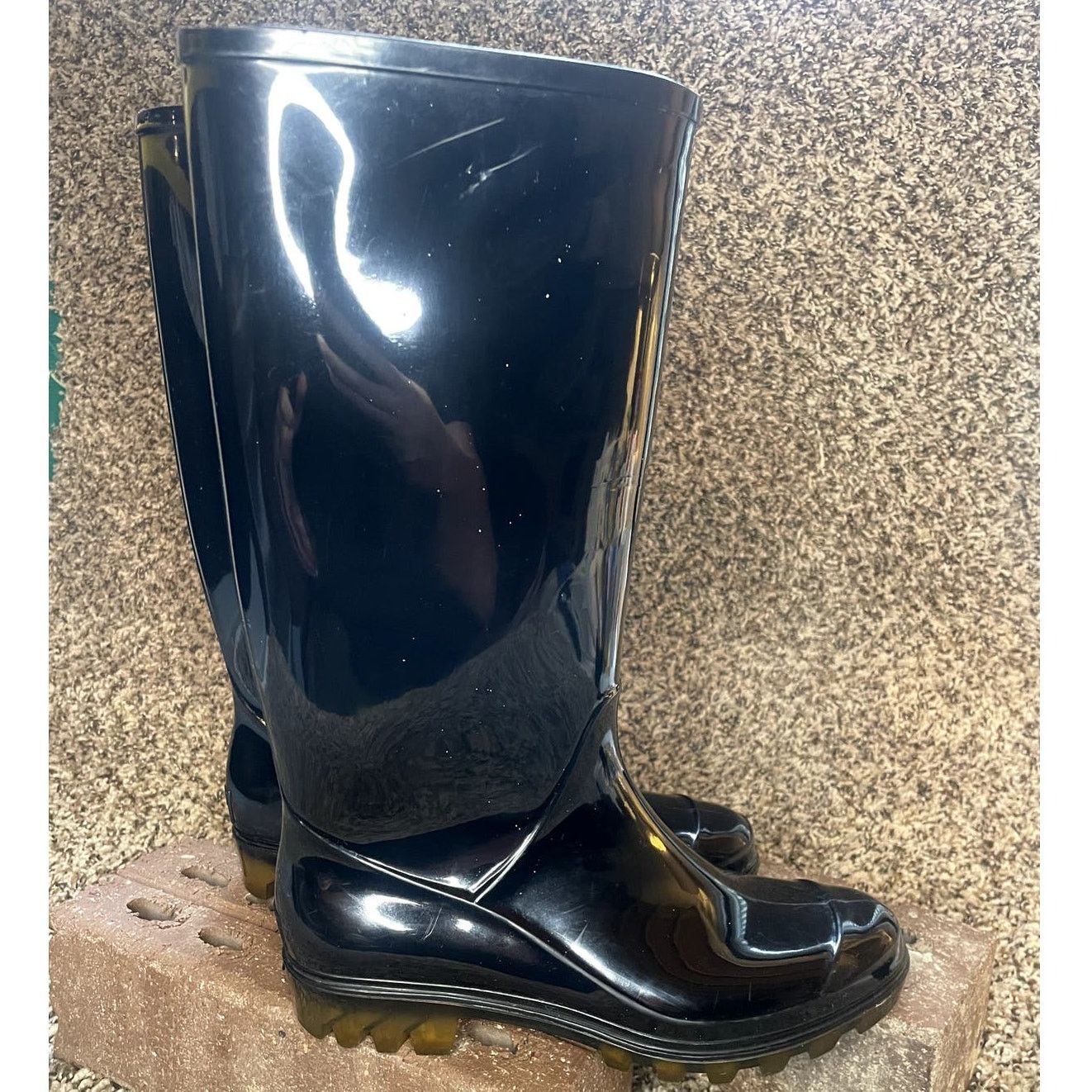 Coach Coach Rubber Waterproof Rain Boots Glossy Black Women Size 7 Size US 7 / EU 40 - 2 Thumbnail