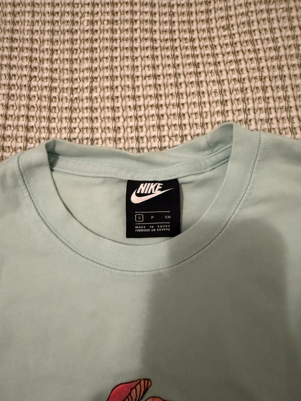 Nike Nike Mushroom Embroidered Graphic Tee | Light Blue Size US S / EU 44-46 / 1 - 3 Thumbnail
