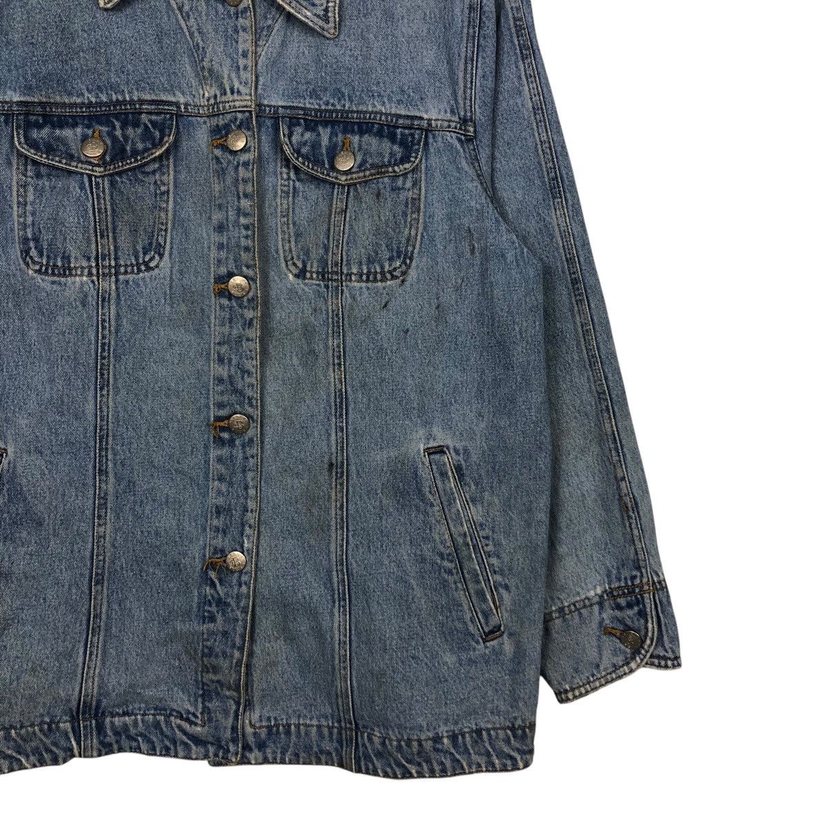 Japanese Brand 📌Vintage Biker Denim Jacket Avenue Blues Issey Miyake Size US M / EU 48-50 / 2 - 6 Thumbnail