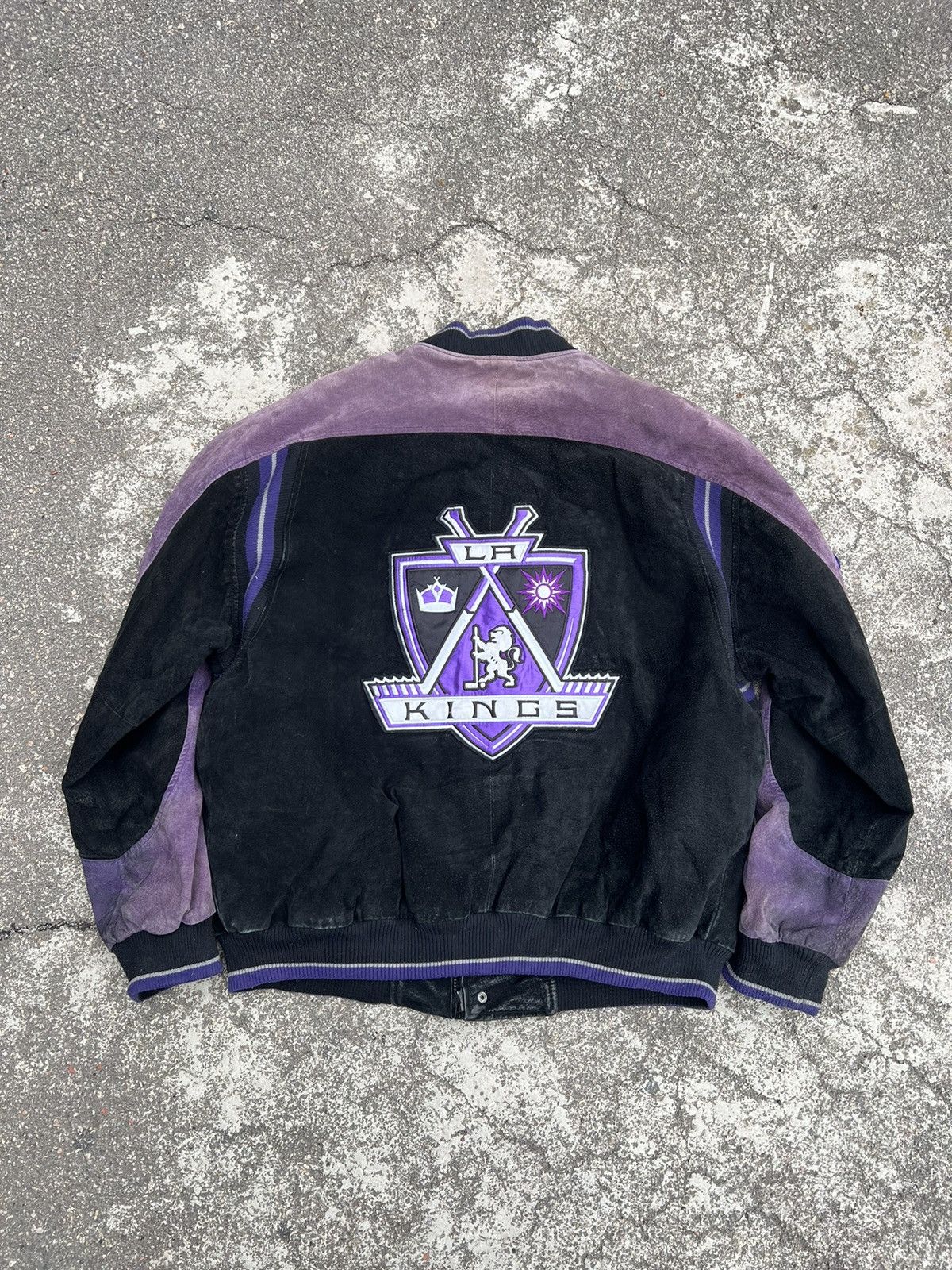 NFL × Vintage Vintage Purple 🏒NFL 🏒KINGS Bomber Size US XXL / EU 58 / 5 - 10 Thumbnail