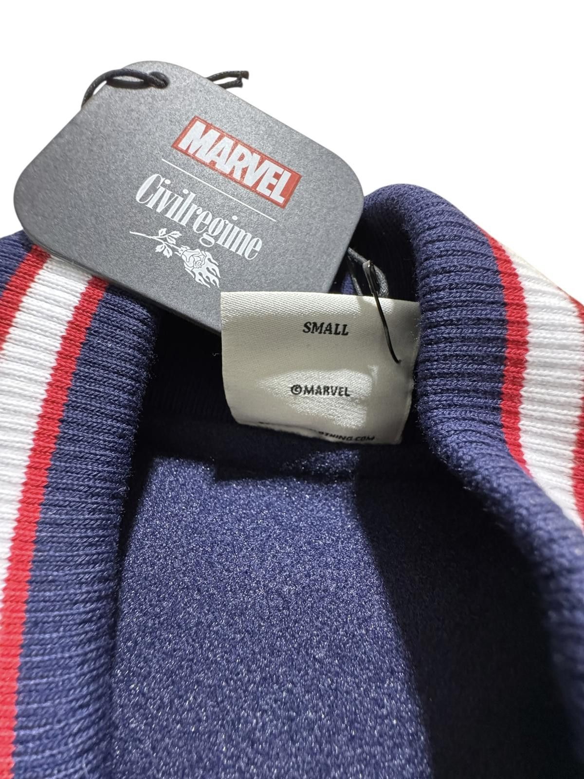 Civil Regime Civil Regime x Marvel Spider-Man Varsity Jacket Navy Blue Size US M / EU 48-50 / 2 - 7 Thumbnail