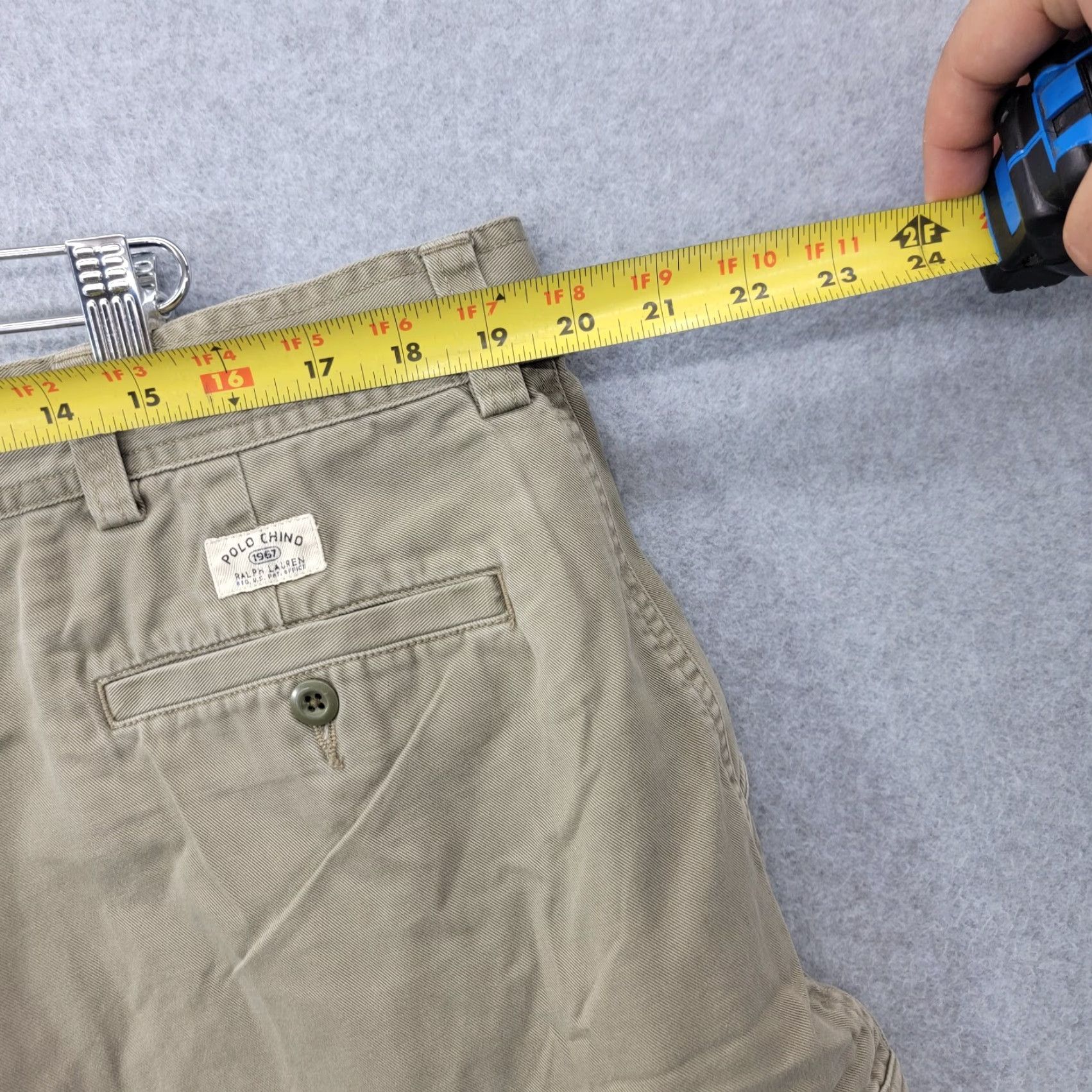 Polo Ralph Lauren Polo Ralph Lauren Shorts Mens 38 Beige Classic Chino Cargo Utility Y2K Size US M / EU 48-50 / 2 - 7 Thumbnail