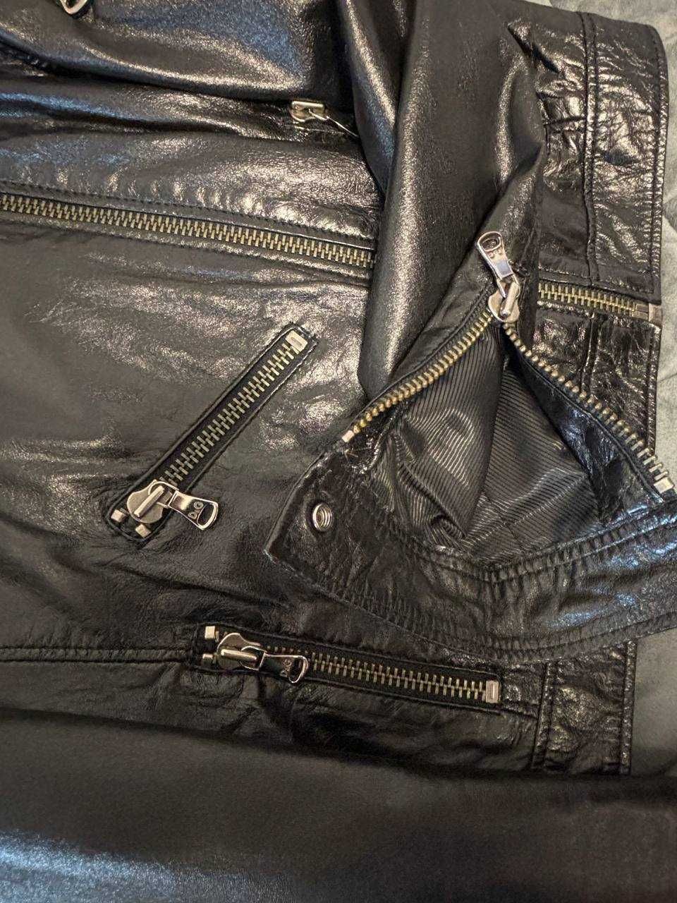 Dolce & Gabbana Dolce Gabbana Agnello Leather Biker Jacket Size M / US 6-8 / IT 42-44 - 4 Thumbnail
