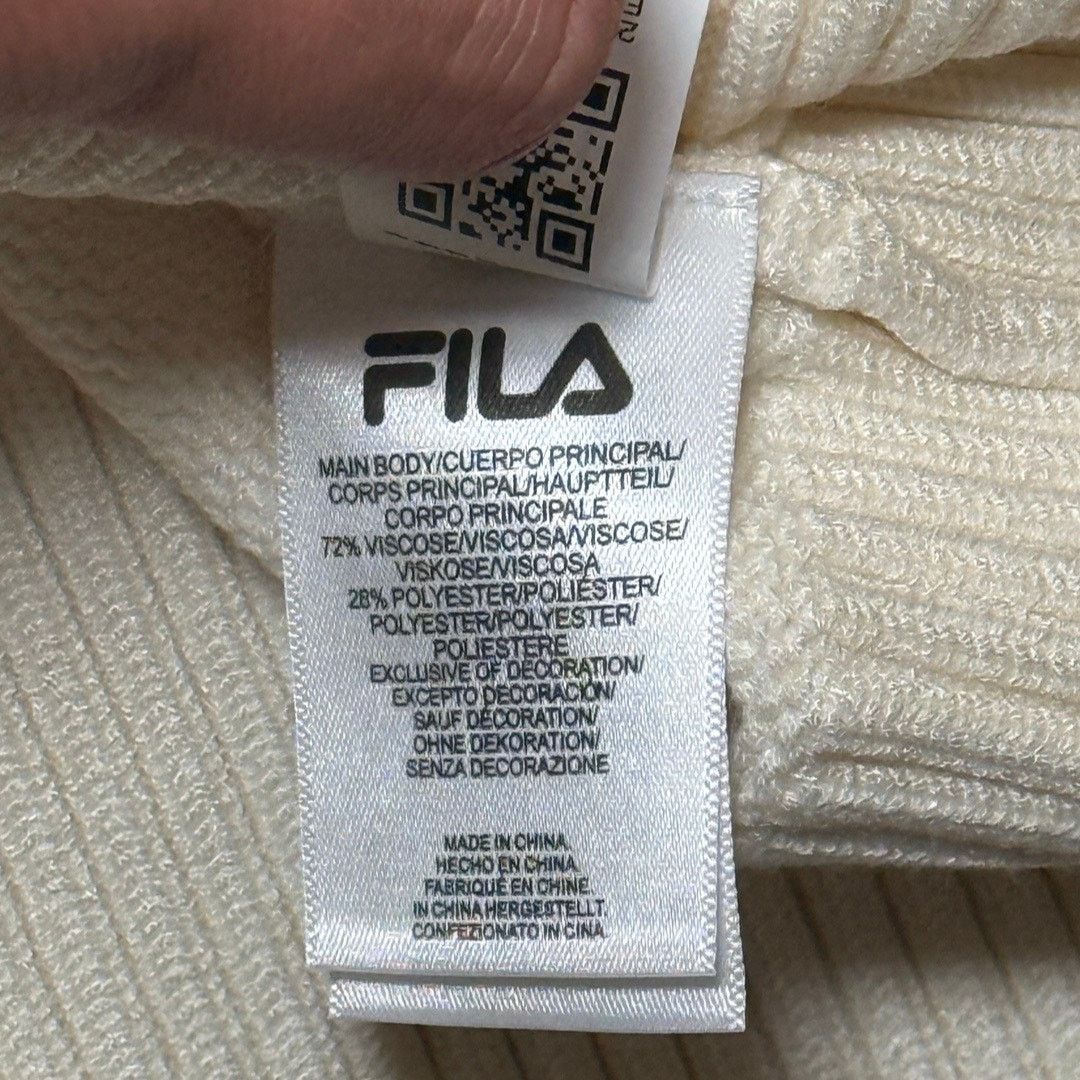 Fila Fila Casa Baseline Cardigan White Size Medium NWT Unisex Size US M / EU 48-50 / 2 - 8 Thumbnail