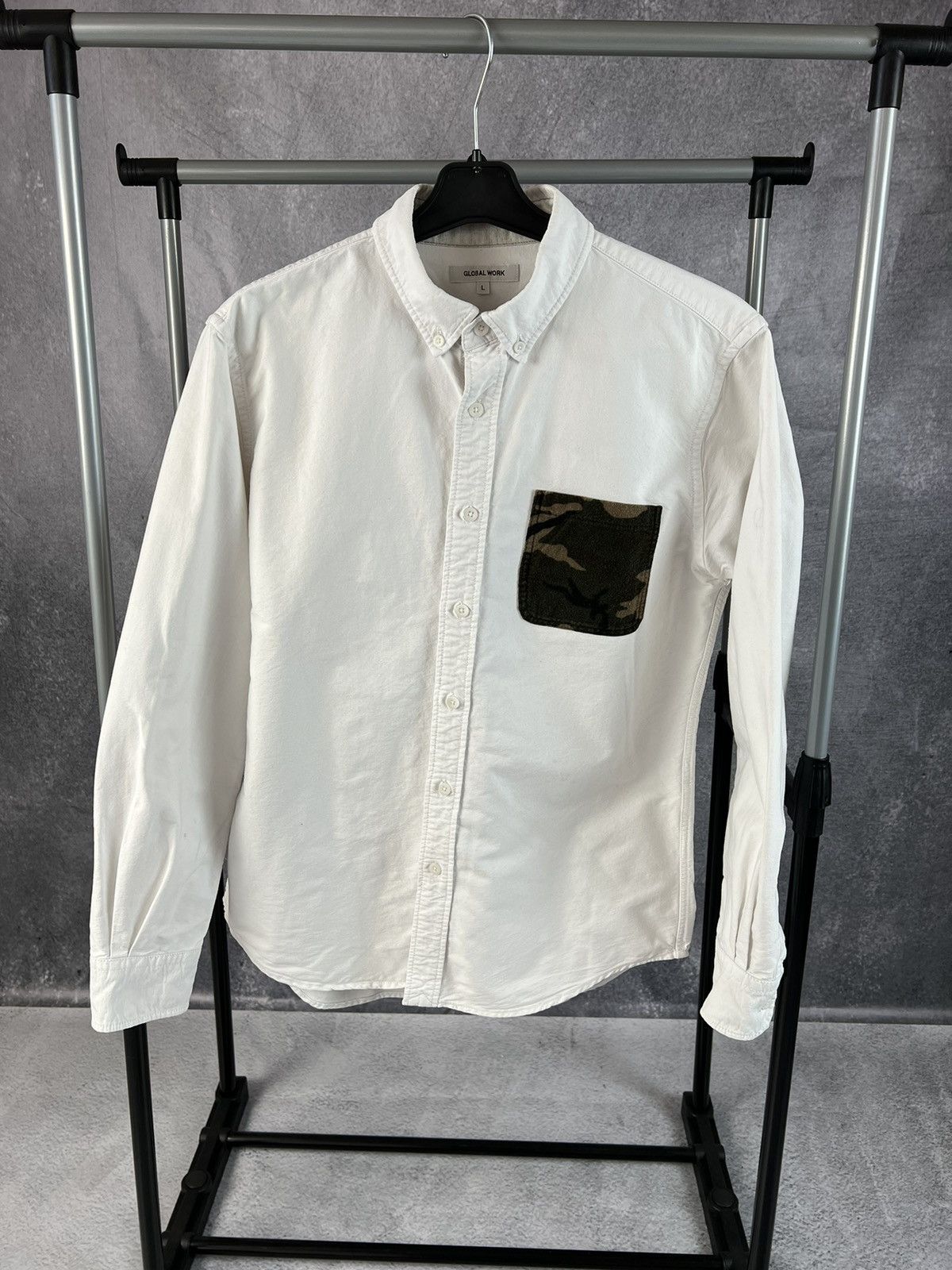 20471120 × Global Work × Japanese Brand Global work long sleeve shirt Size US L / EU 52-54 / 3 - 1 Thumbnail