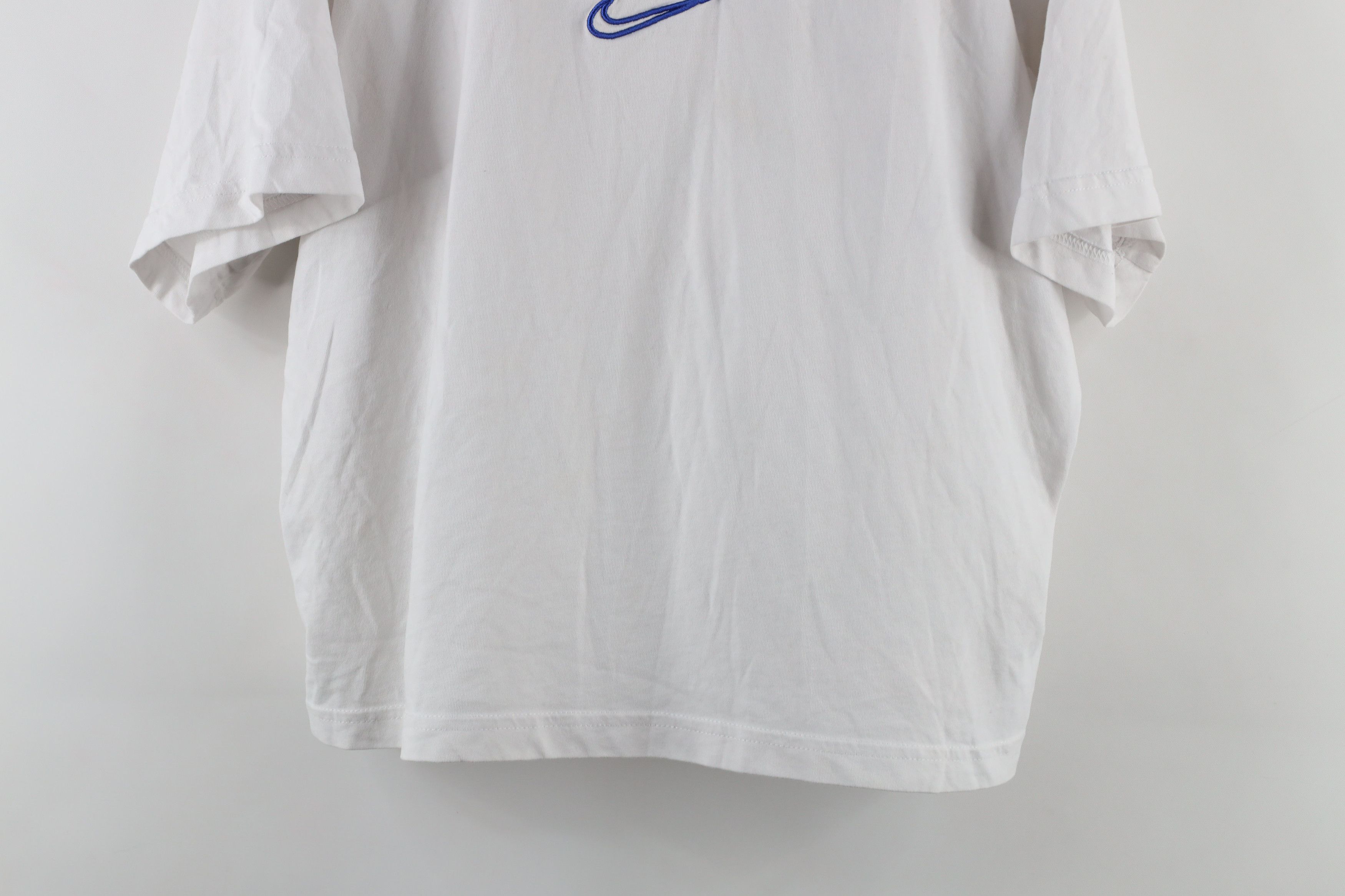 Nike × Vintage Nike Rainbow Travis Scott Center Swoosh Cropped T-Shirt Size M / US 6-8 / IT 42-44 - 3 Thumbnail