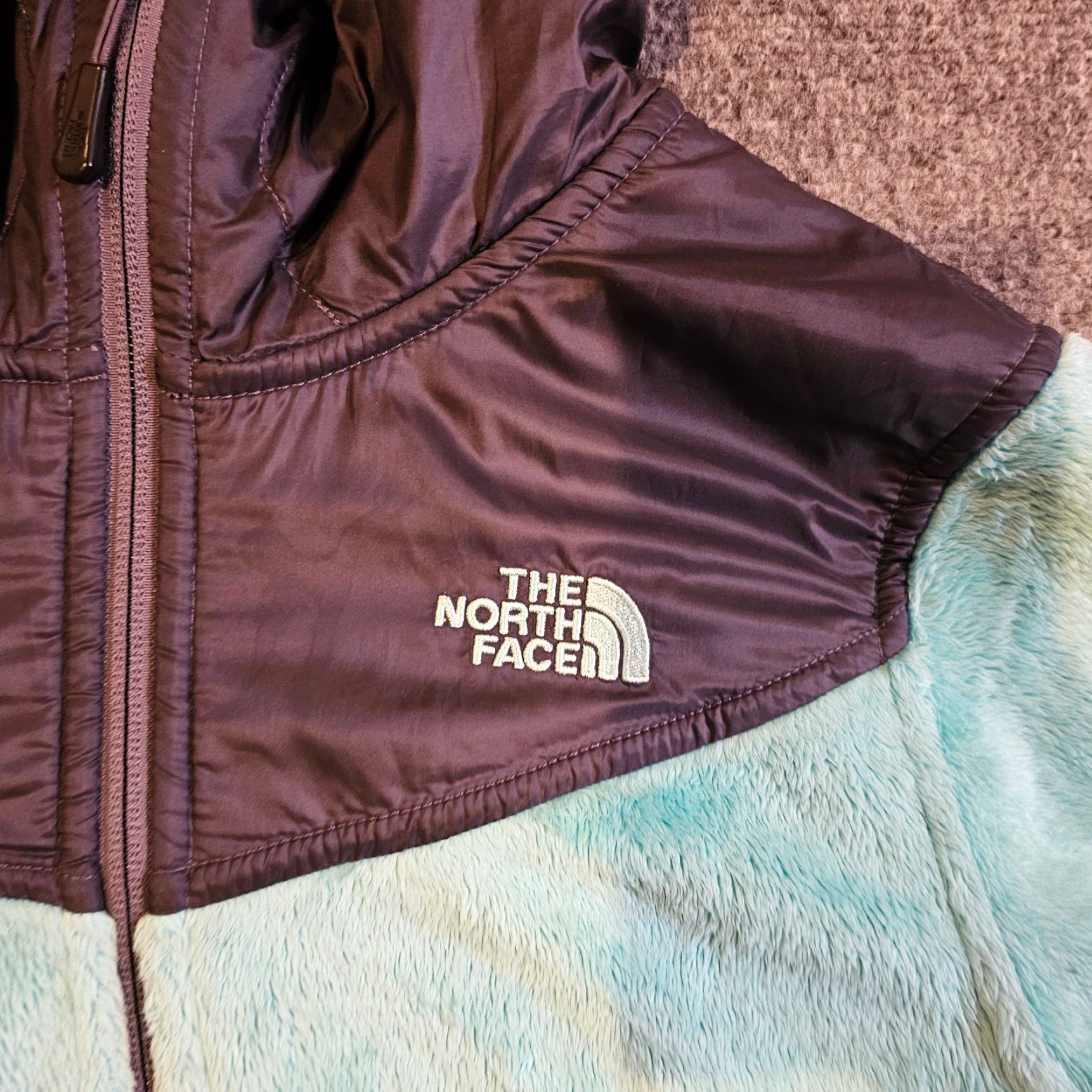 The North Face The North Face Jacket Women M Green Fuzzy Fleece Hood Full Zip Casual Outdoor Size M / US 6-8 / IT 42-44 - 6 Thumbnail