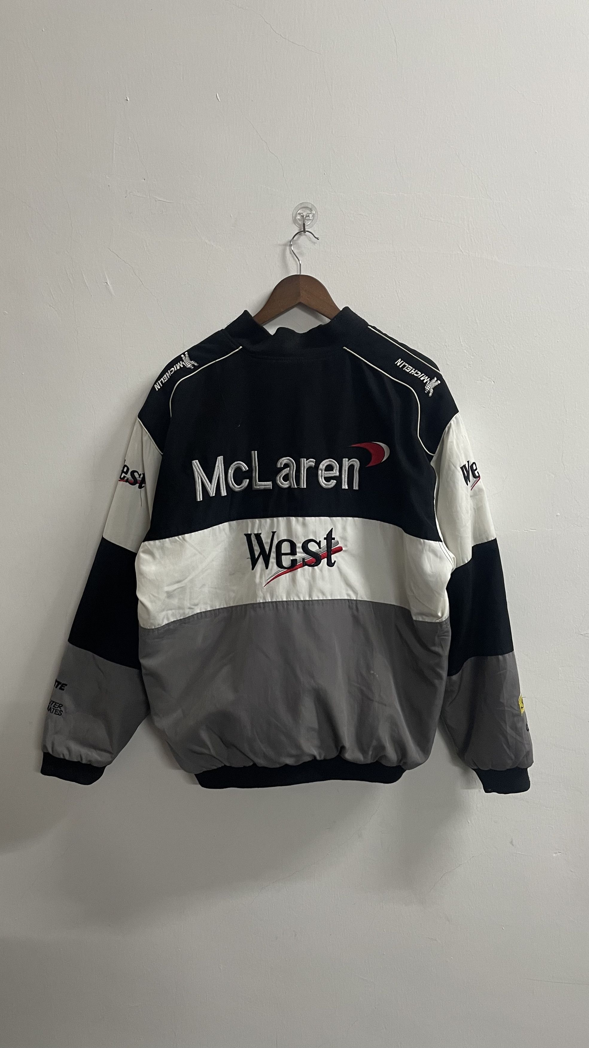 Formula 1 Vintage Mercedes Benz McLaren F1 Racing Promo Jacket 90s Size US XL / EU 56 / 4 - 12 Thumbnail