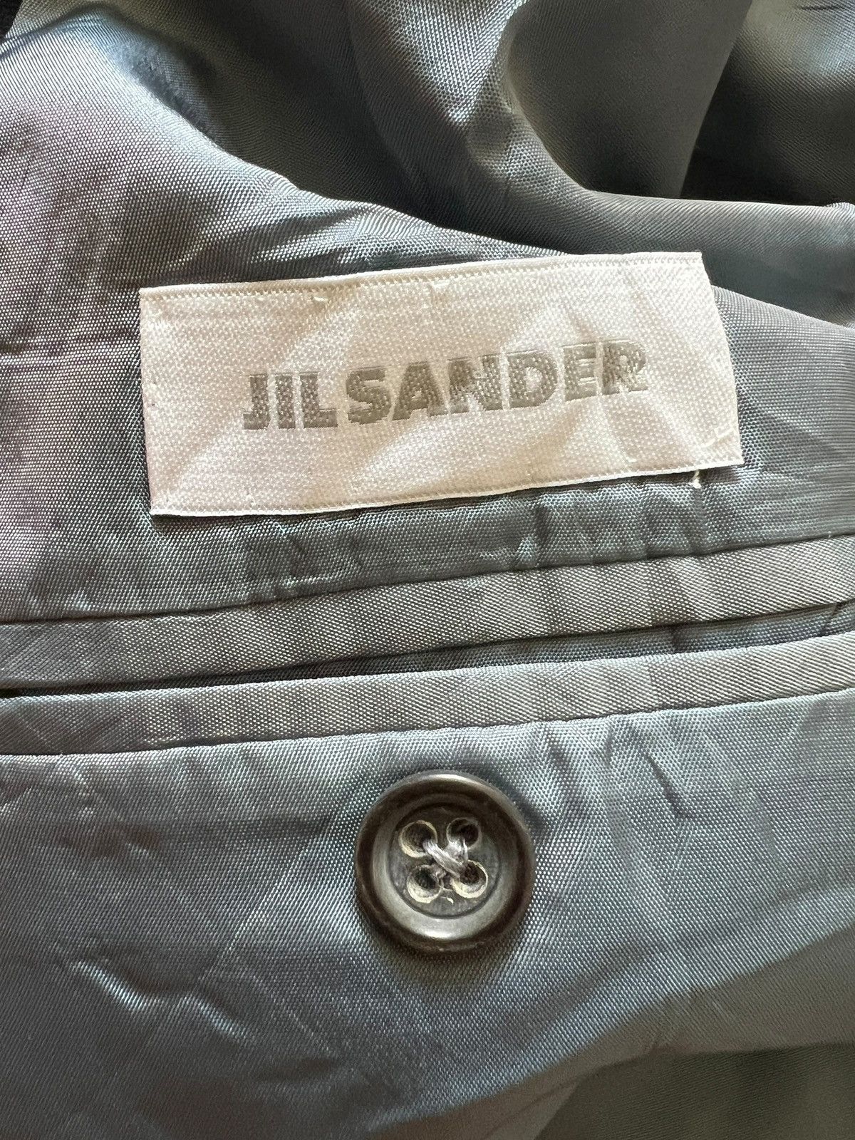 Jil Sander Jill Sander Navy Blazer Jacket Size 52L - 12 Thumbnail