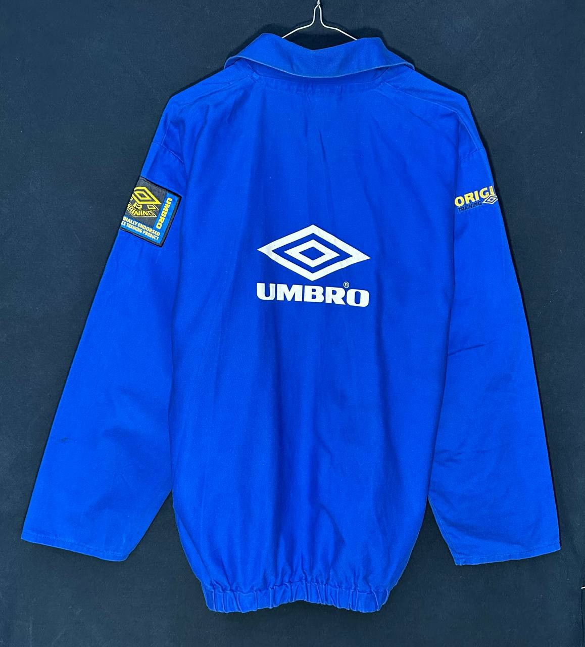 Umbro × Vintage Vintage UMBRO Pro Training pullover drill top long slv polo Size US L / EU 52-54 / 3 - 2 Thumbnail