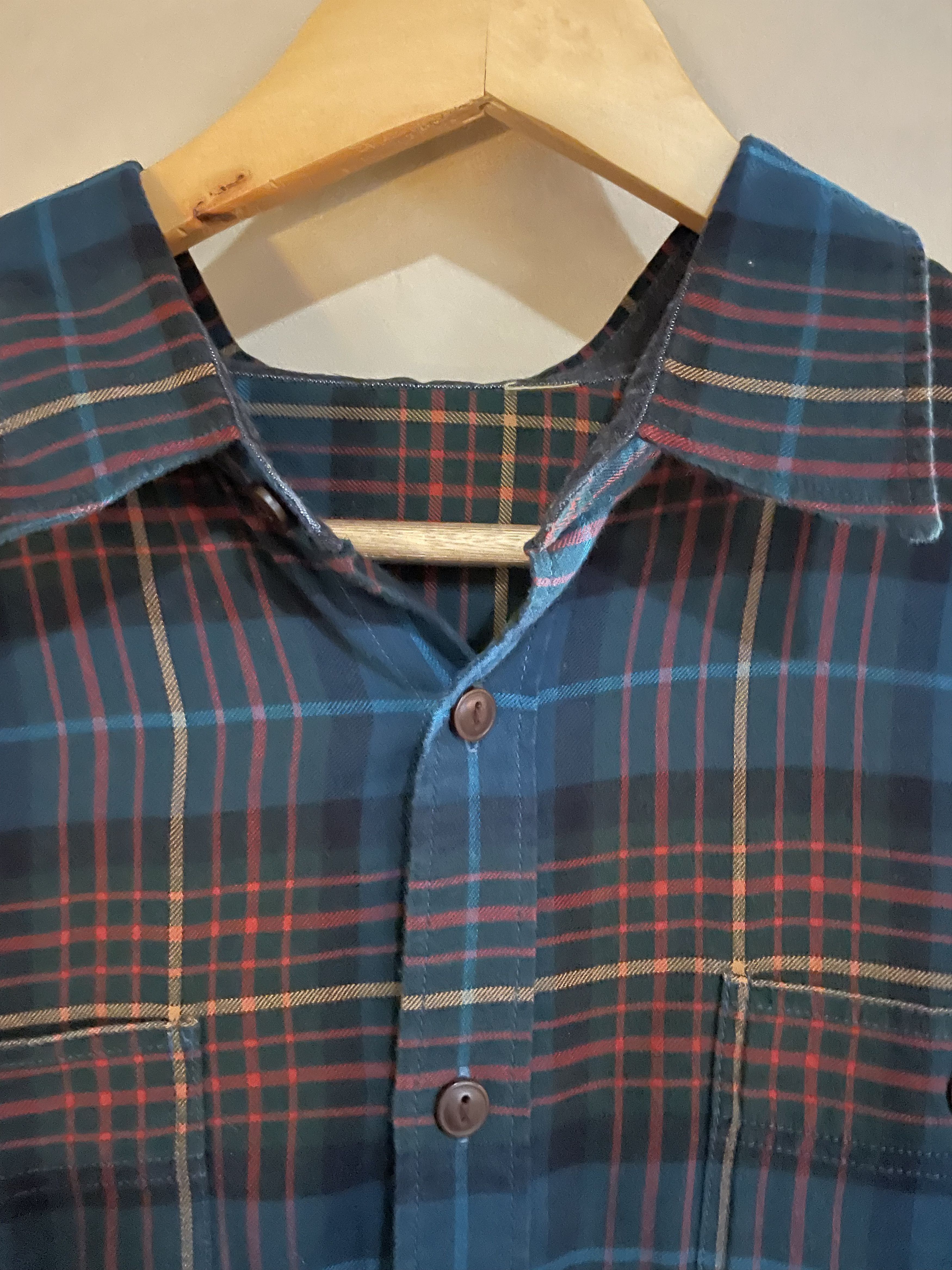 Other Plaid Multi-Colored Lightweight S/S Shirt, Men's Large Size US L / EU 52-54 / 3 - 3 Thumbnail