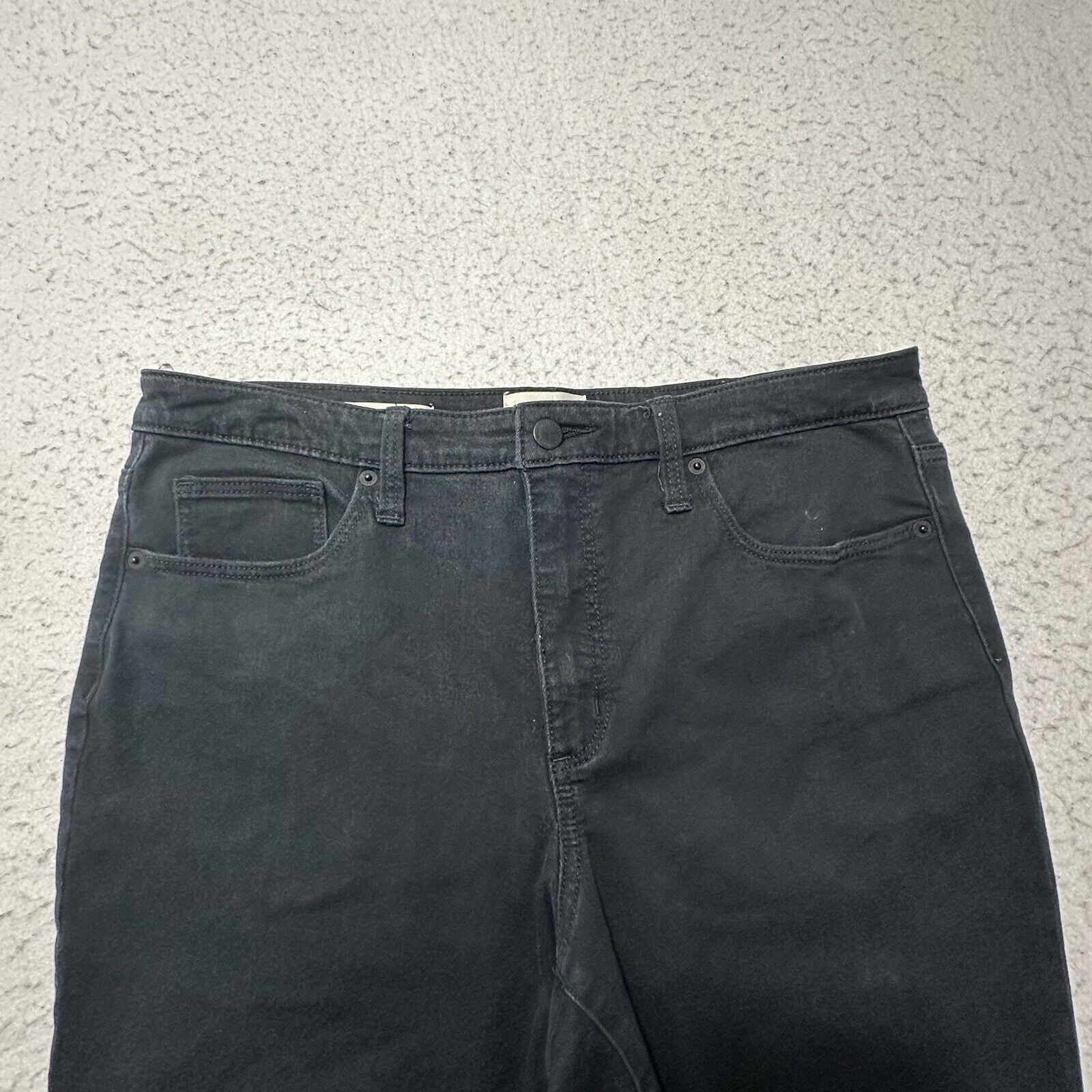 Other Universal Thread 14 Regular Black Straight Leg Jeans (36x27) Size 36" / US 14 / IT 50 - 2 Thumbnail