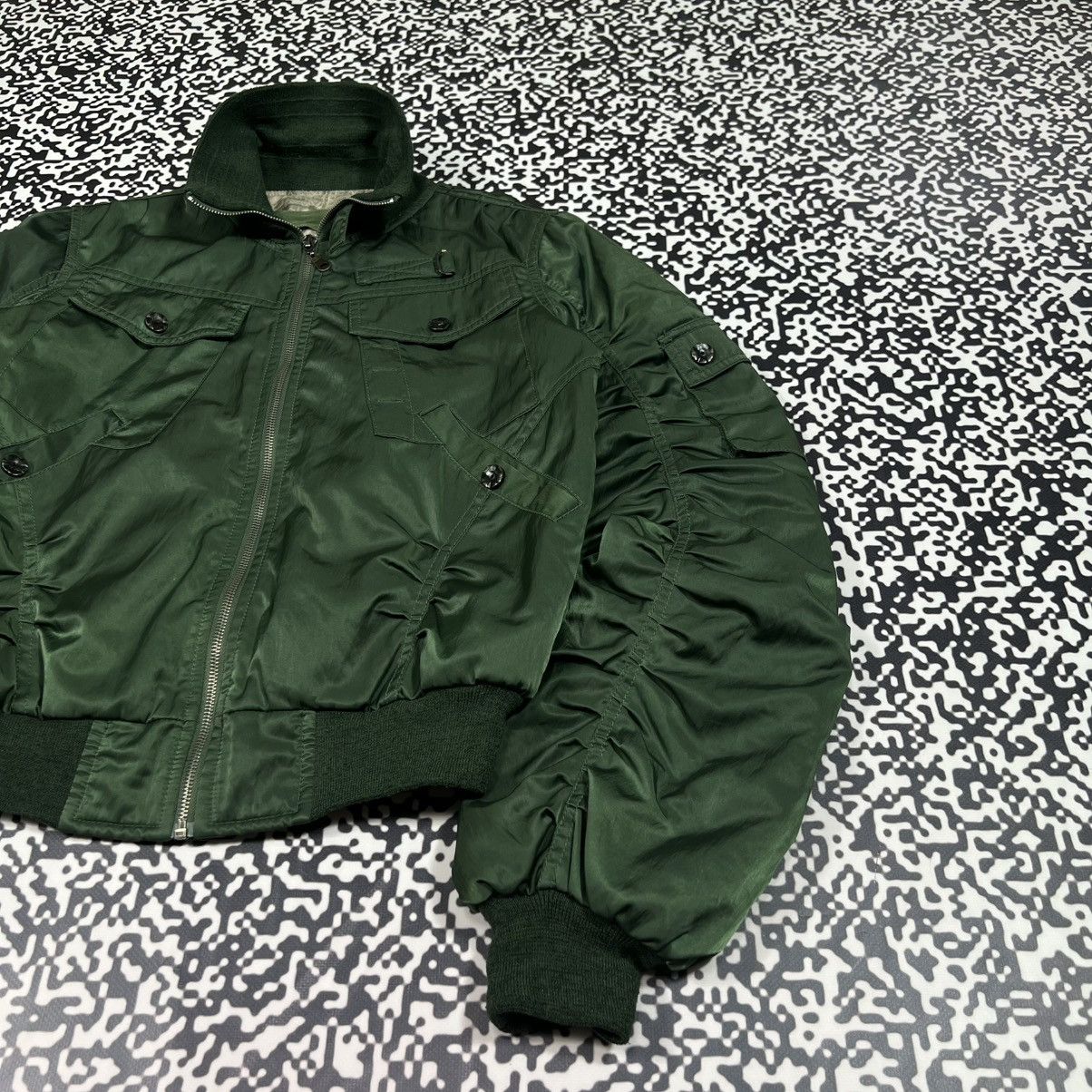 Diesel Vintage Y2K Diesel Opium Oversize Bomber Jacket Size S / US 4 / IT 40 - 13 Thumbnail