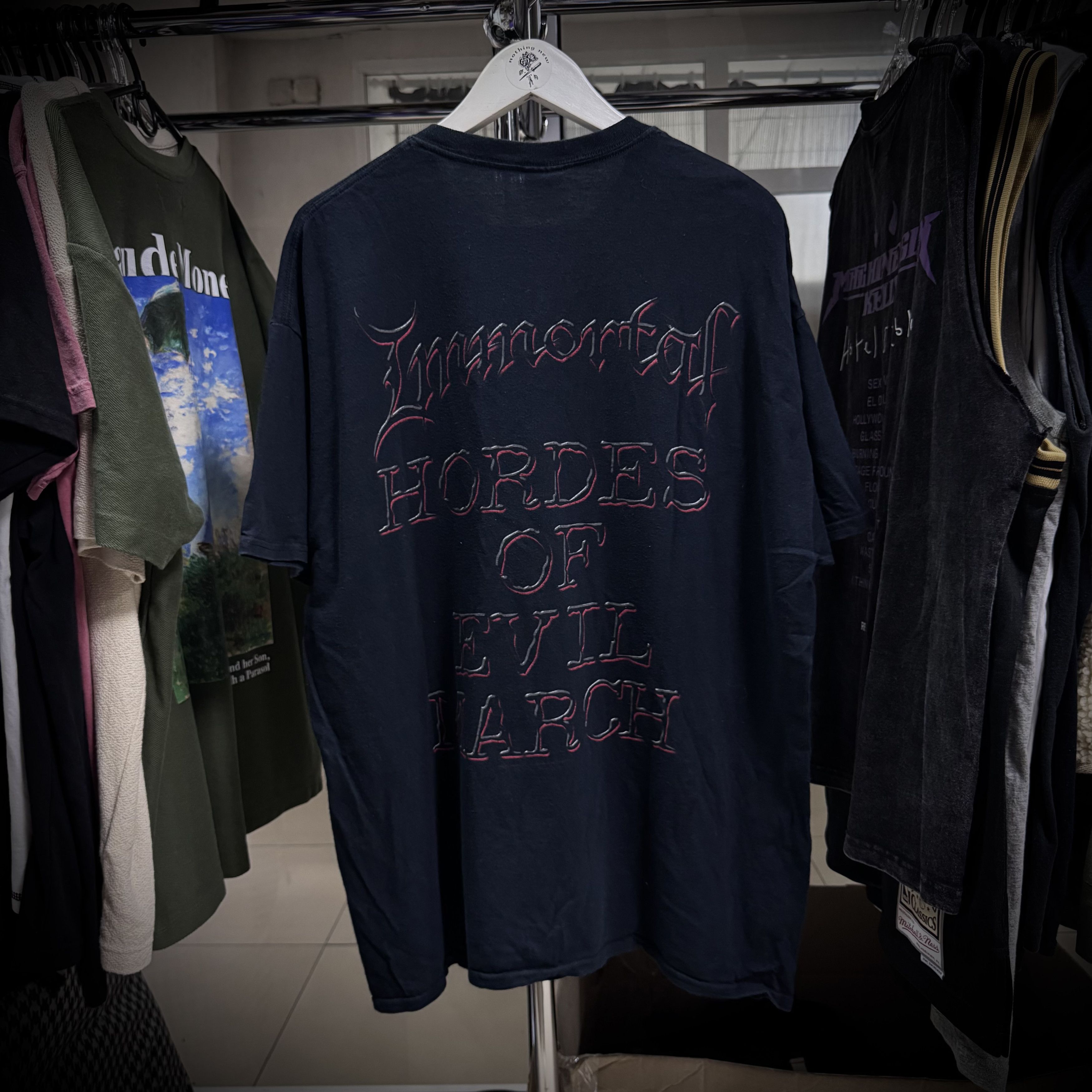 Band Tees Vintage Immortal t shirt 1990s style Black Metal Size US XL / EU 56 / 4 - 3 Thumbnail