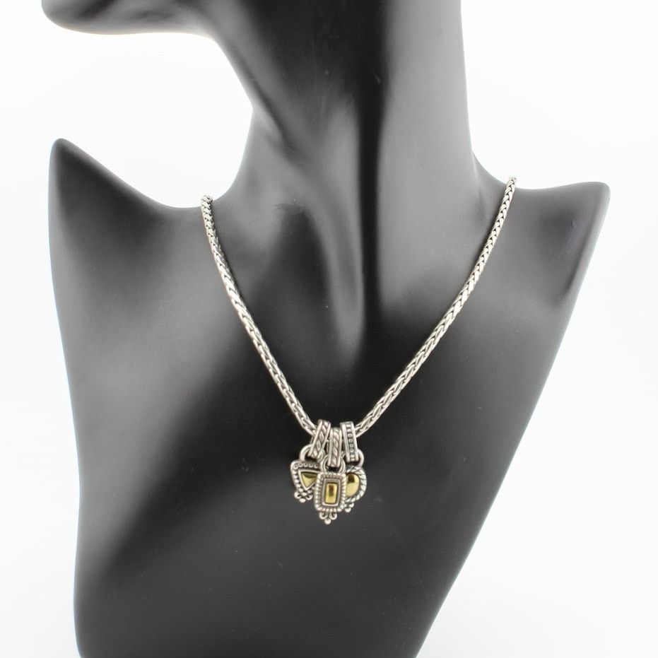 Brighton Brighton Silver Tone Charm Necklace Mixed Metal Southwest Size ONE SIZE - 3 Thumbnail