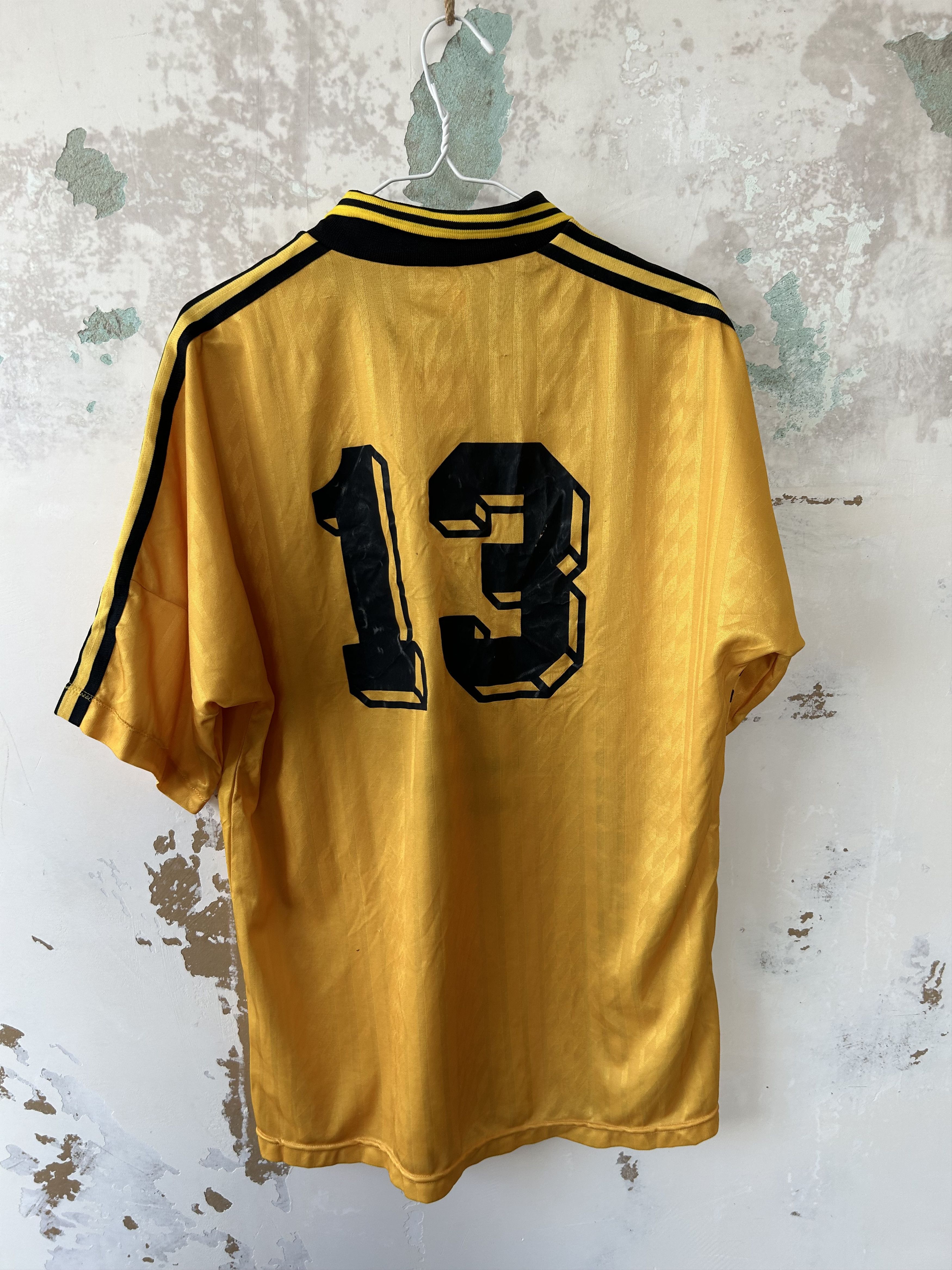 13 number FC vintage adidas soccer jersey 80s