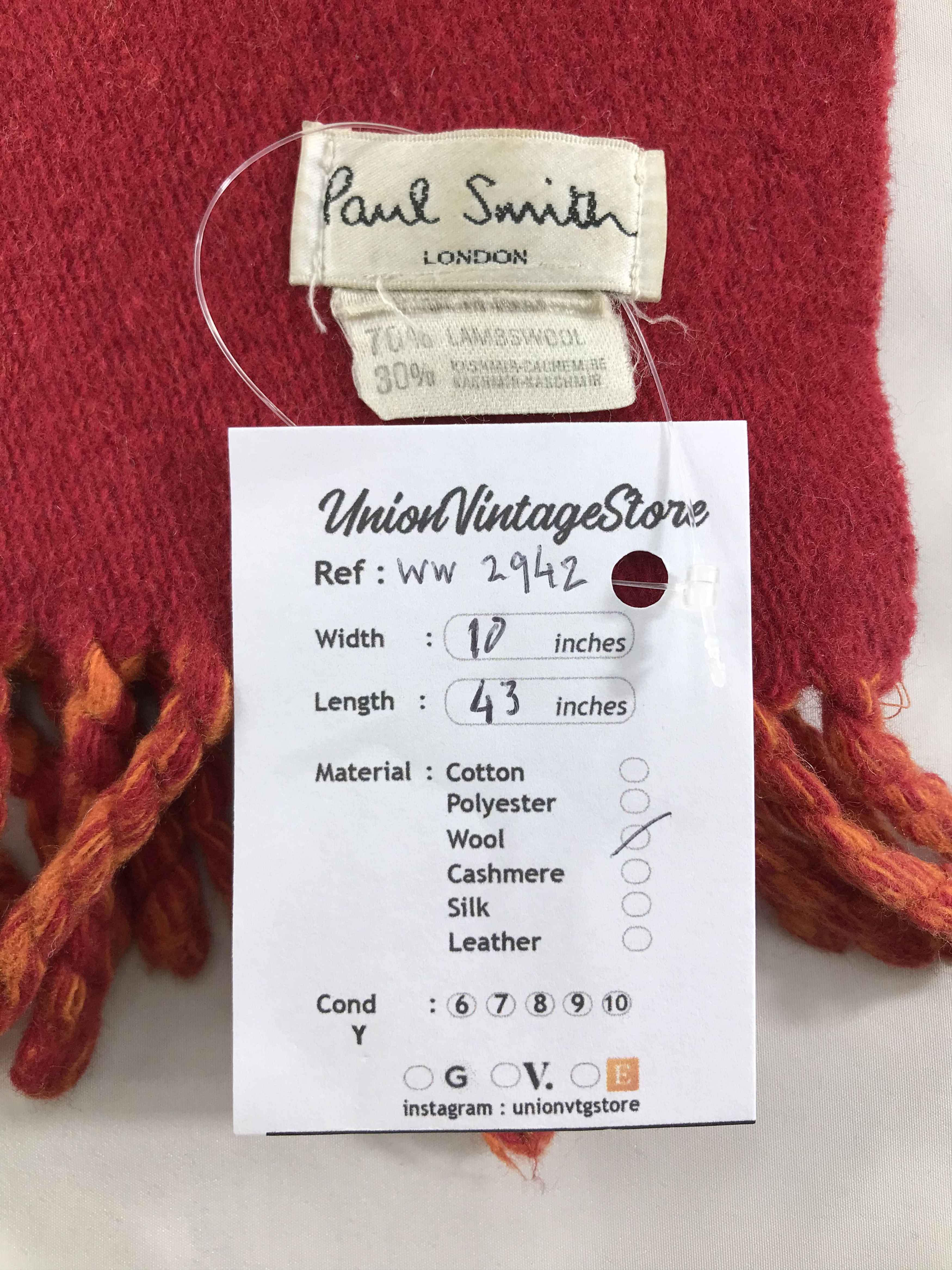 Paul Smith Paul Smith Scarf / Muffler / Neckwear - WW2942 Size ONE SIZE - 4 Thumbnail