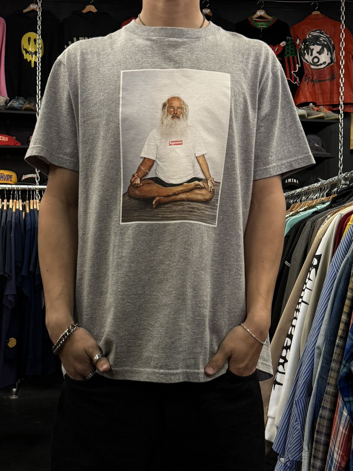 Supreme Supreme Photo Yoga T-Shirt Size US M / EU 48-50 / 2 - 1 Thumbnail