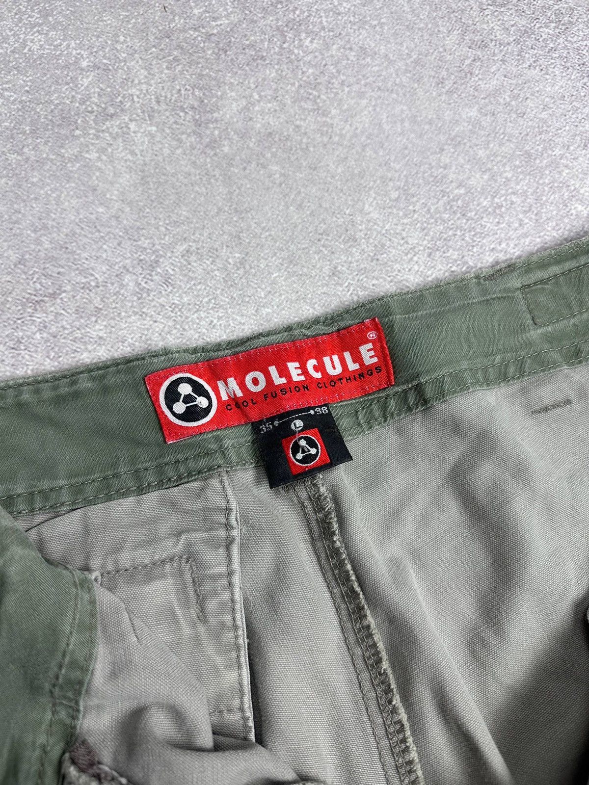 Vintage Vintage Molecule Baggy Patchwork Cargo Pants 35 Size US 35 - 10 Thumbnail